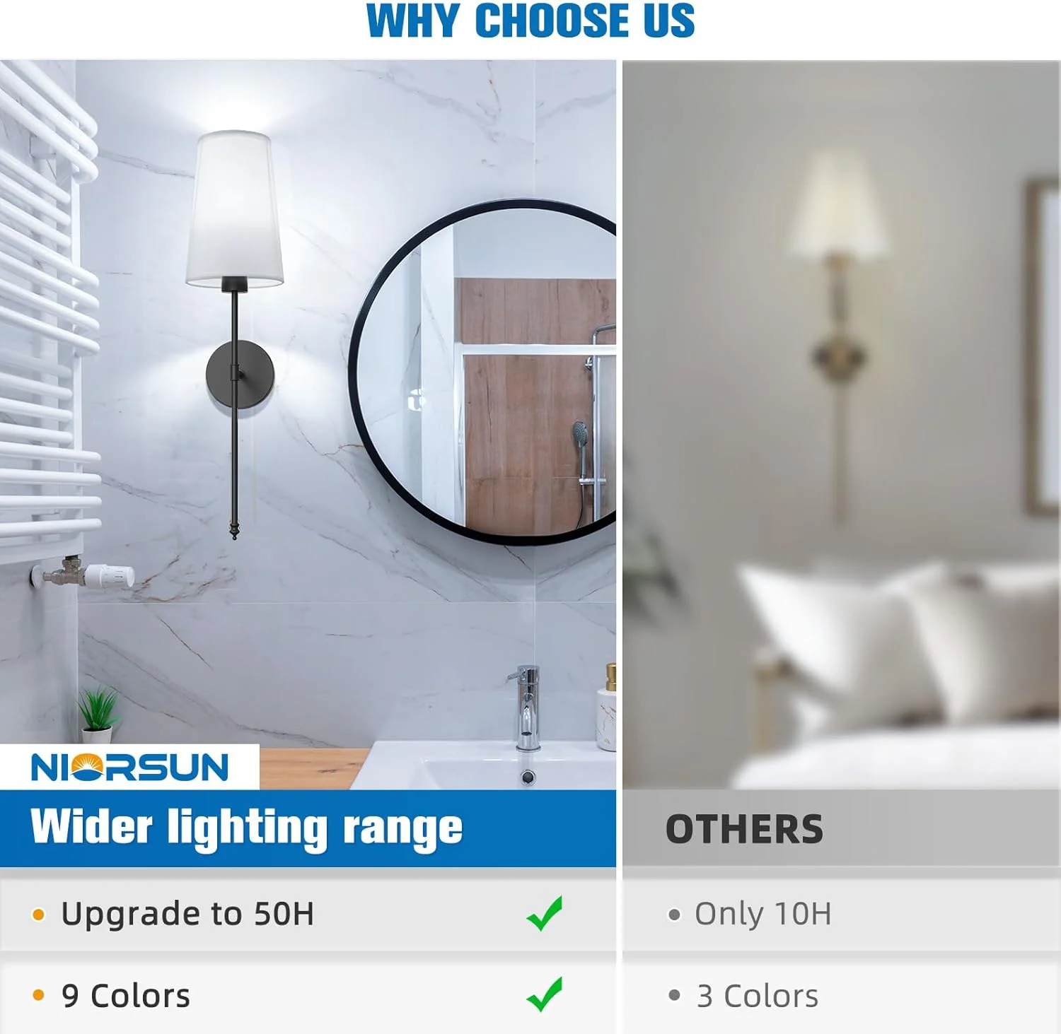 ست 2 عددی چراغ دیواری مشکی باتری خور NIORSUN، چراغ های دیواری قابل شارژ با لامپ های جداشدنی کم نور شونده 5200 میلی آمپر ساعتی و ریموت، چراغ های دیواری بی سیم 9 رنگ برای اتاق خواب، اتاق نشیمن، راهرو ست 2 عددی چراغ دیواری مشکی باتری خور NIORSUN، چراغ های دیواری قابل شارژ با لامپ های جداشدنی کم نور شونده 5200 میلی آمپر ساعتی و ریموت، چراغ های دیواری بی سیم 9 رنگ برای اتاق خواب، اتاق نشیمن، راهرو