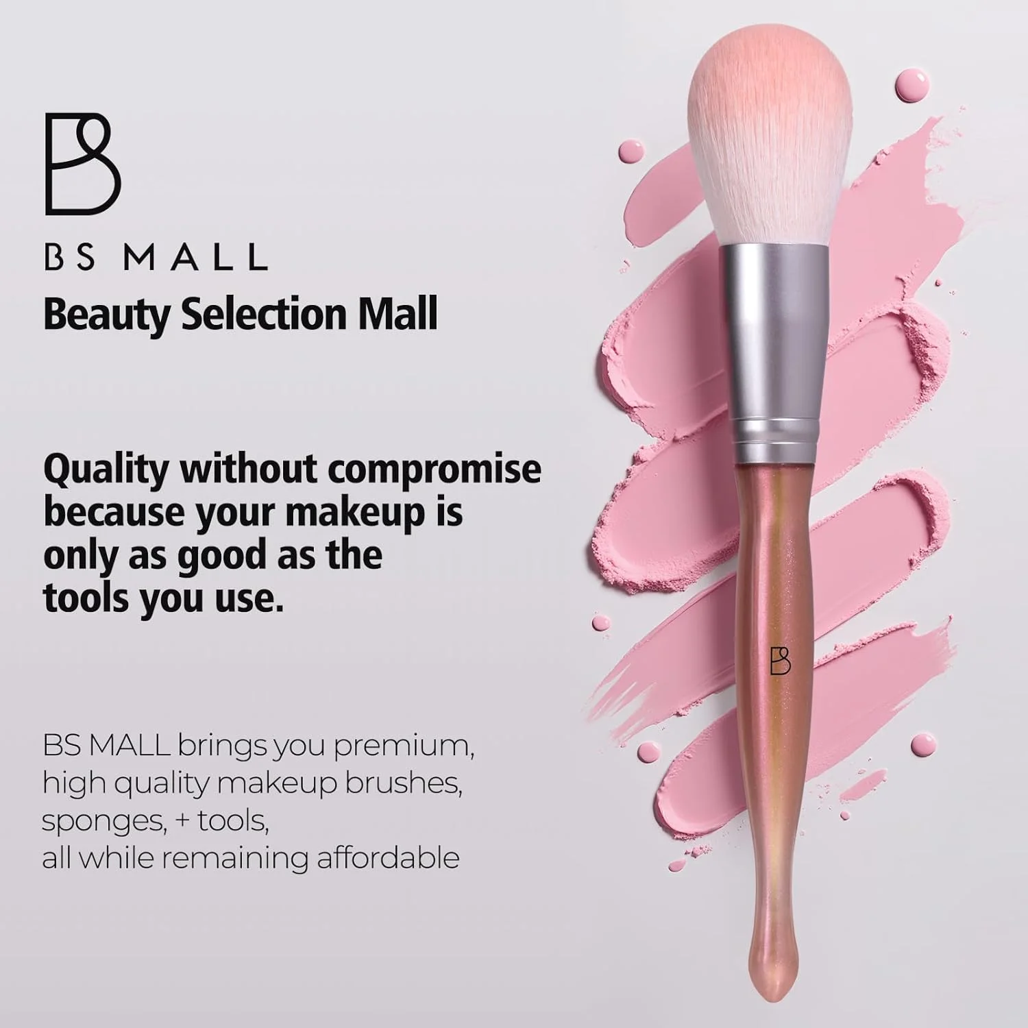 ست براش آرایشی BS-MALL - مجموعه براش پریمیوم 14 عددی به همراه 4 عدد اسفنج کوچک و کیف، ایده آل برای مسافرت، ابزار کامل زیبایی برای بانوان (رنگ پوست مرواریدی رنگین کمانی) ست براش آرایشی BS-MALL - مجموعه براش پریمیوم 14 عددی به همراه 4 عدد اسفنج کوچک و کیف، ایده آل برای مسافرت، ابزار کامل زیبایی برای بانوان (رنگ پوست مرواریدی رنگین کمانی)