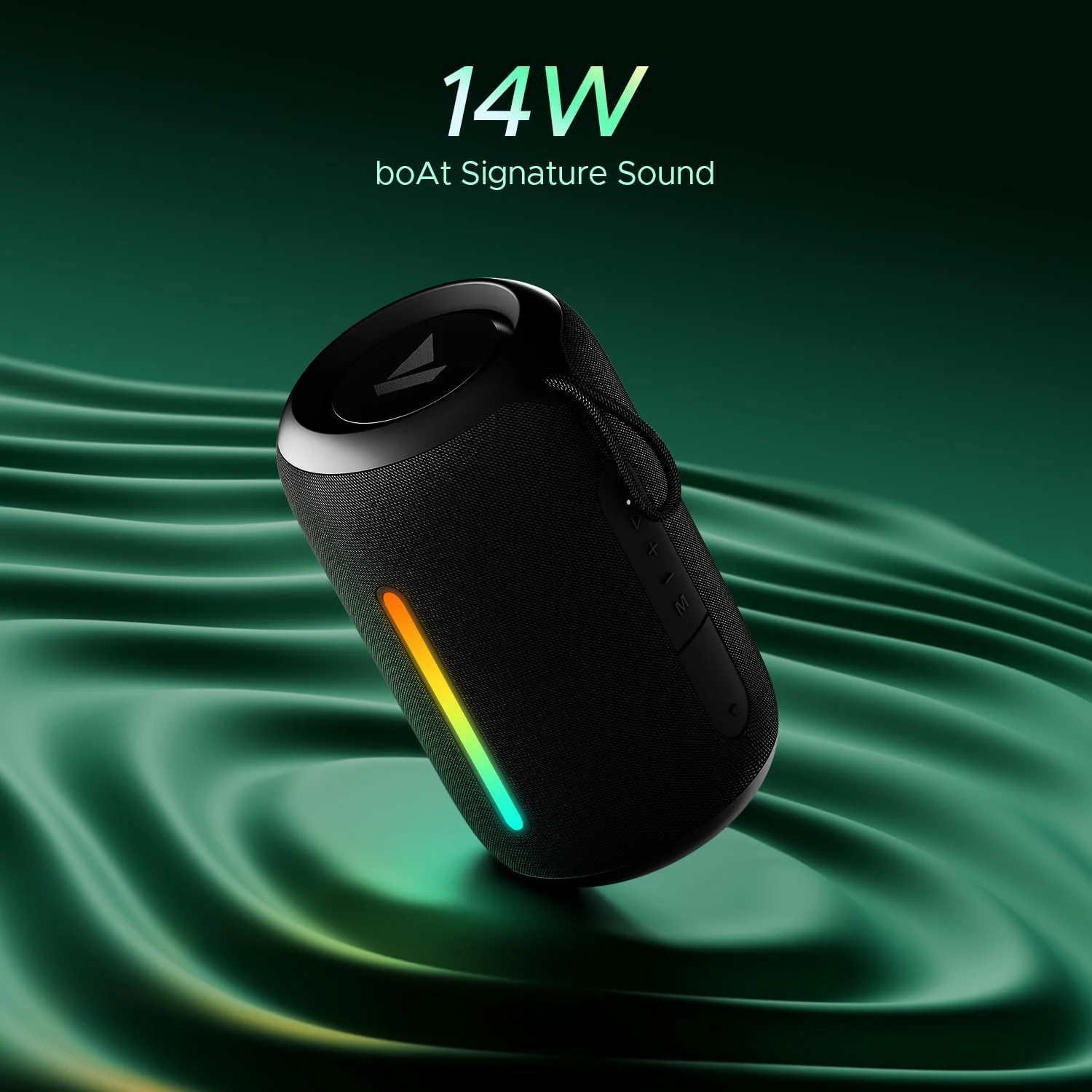 اسپیکر بلوتوثی بوآت Stone 350 Pro با صدای 14 واتی Signature، پخش تا 12 ساعت، LEDهای RGB، قابلیت TWS، میکروفون داخلی، BTv5.3، پورت AUX، IPX5 و رابط Type-C (مشکی خشمگین) اسپیکر بلوتوثی بوآت Stone 350 Pro با صدای 14 واتی Signature، پخش تا 12 ساعت، LEDهای RGB، قابلیت TWS، میکروفون داخلی، BTv5.3، پورت AUX، IPX5 و رابط Type-C (مشکی خشمگین)