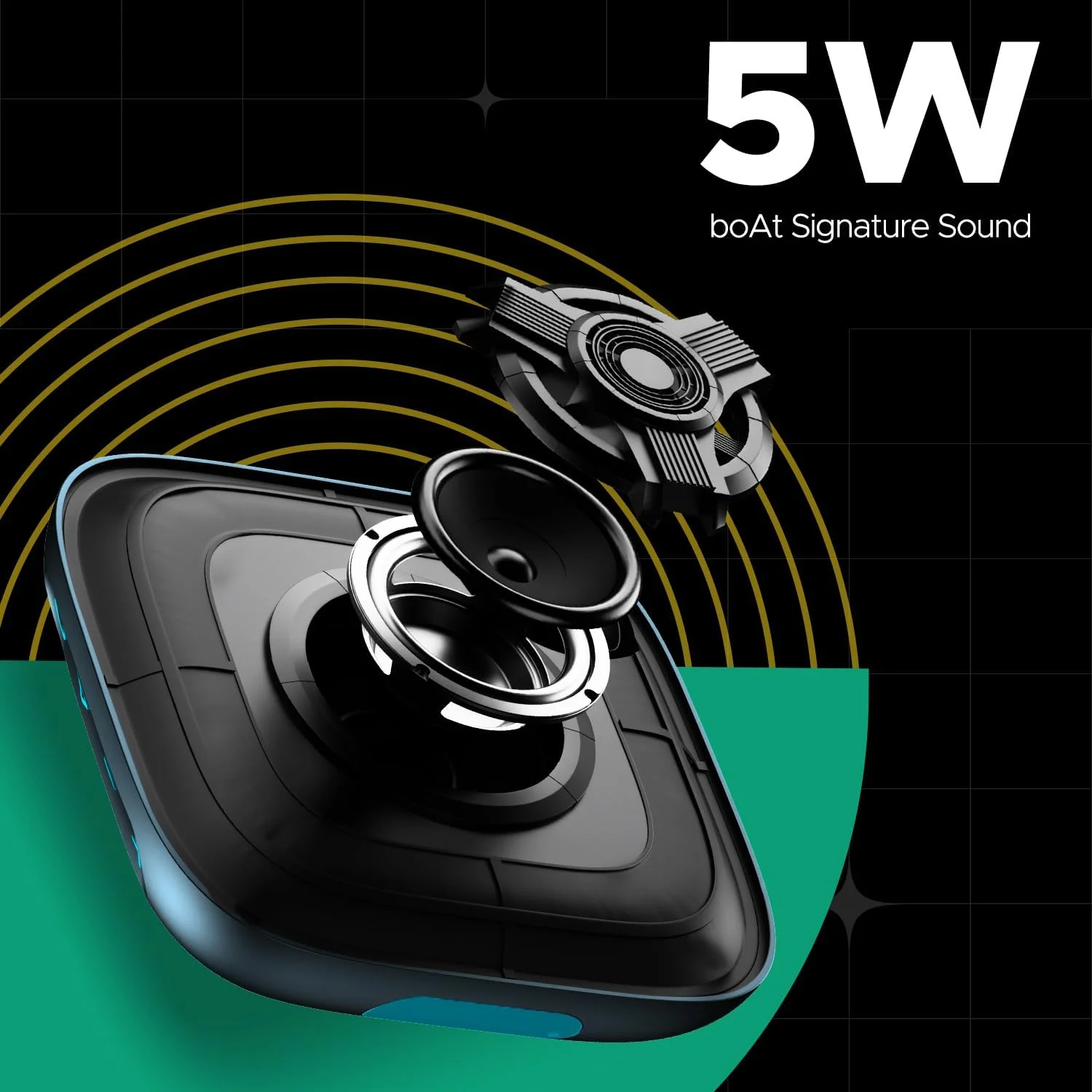 اسپیکر بلوتوثی boAt Stone 193 Pro با صدای 5 واتی Signature، تا 12 ساعت پخش، قابلیت TWS، میکروفون داخلی، بلوتوث نسخه 5.3، پورت AUX، اتصال کارت TF، استاندارد IPX6 و پورت Type-C (آبی گرمسیری) اسپیکر بلوتوثی boAt Stone 193 Pro با صدای 5 واتی Signature، تا 12 ساعت پخش، قابلیت TWS، میکروفون داخلی، بلوتوث نسخه 5.3، پورت AUX، اتصال کارت TF، استاندارد IPX6 و پورت Type-C (آبی گرمسیری)