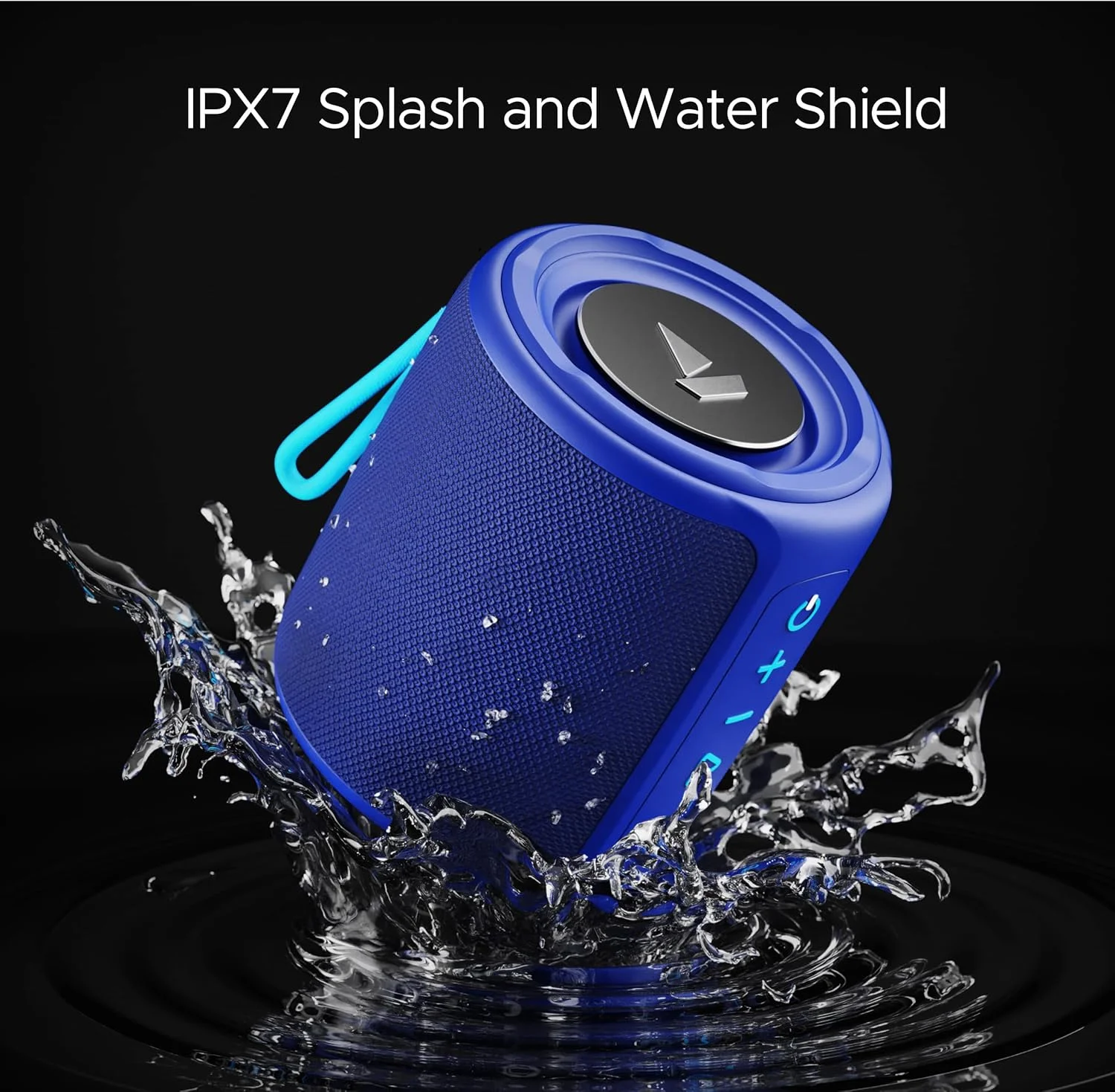 اسپیکر بلوتوثی boAt Stone 352 با صدای استریو 10 واتی RMS، مقاومت در برابر آب IPX7، قابلیت TWS، تا 12 ساعت پخش مداوم، حالت های سازگاری چندگانه و شارژ Type-C (آبی ویبره) اسپیکر بلوتوثی boAt Stone 352 با صدای استریو 10 واتی RMS، مقاومت در برابر آب IPX7، قابلیت TWS، تا 12 ساعت پخش مداوم، حالت های سازگاری چندگانه و شارژ Type-C (آبی ویبره)