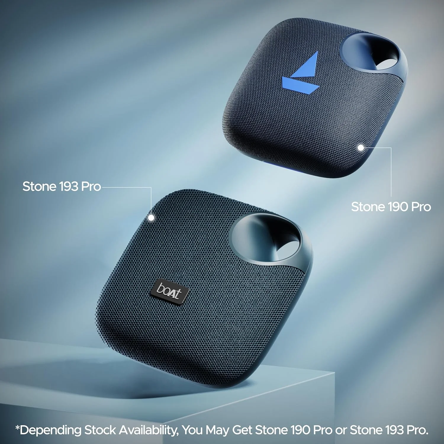 اسپیکر بلوتوثی boAt Stone 193 Pro با صدای 5 واتی Signature، تا 12 ساعت پخش، قابلیت TWS، میکروفون داخلی، بلوتوث نسخه 5.3، پورت AUX، اتصال کارت TF، استاندارد IPX6 و پورت Type-C (آبی گرمسیری) اسپیکر بلوتوثی boAt Stone 193 Pro با صدای 5 واتی Signature، تا 12 ساعت پخش، قابلیت TWS، میکروفون داخلی، بلوتوث نسخه 5.3، پورت AUX، اتصال کارت TF، استاندارد IPX6 و پورت Type-C (آبی گرمسیری)