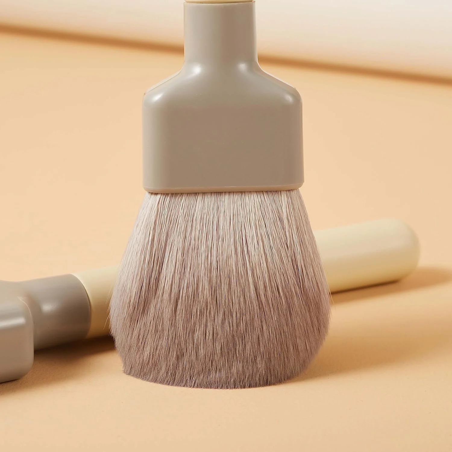 ست برس آرایشی حرفه ای COSHINE، 7 عدد برس نرم مصنوعی با دسته چوبی برای کرم پودر، پودر، سایه چشم، رژ لب