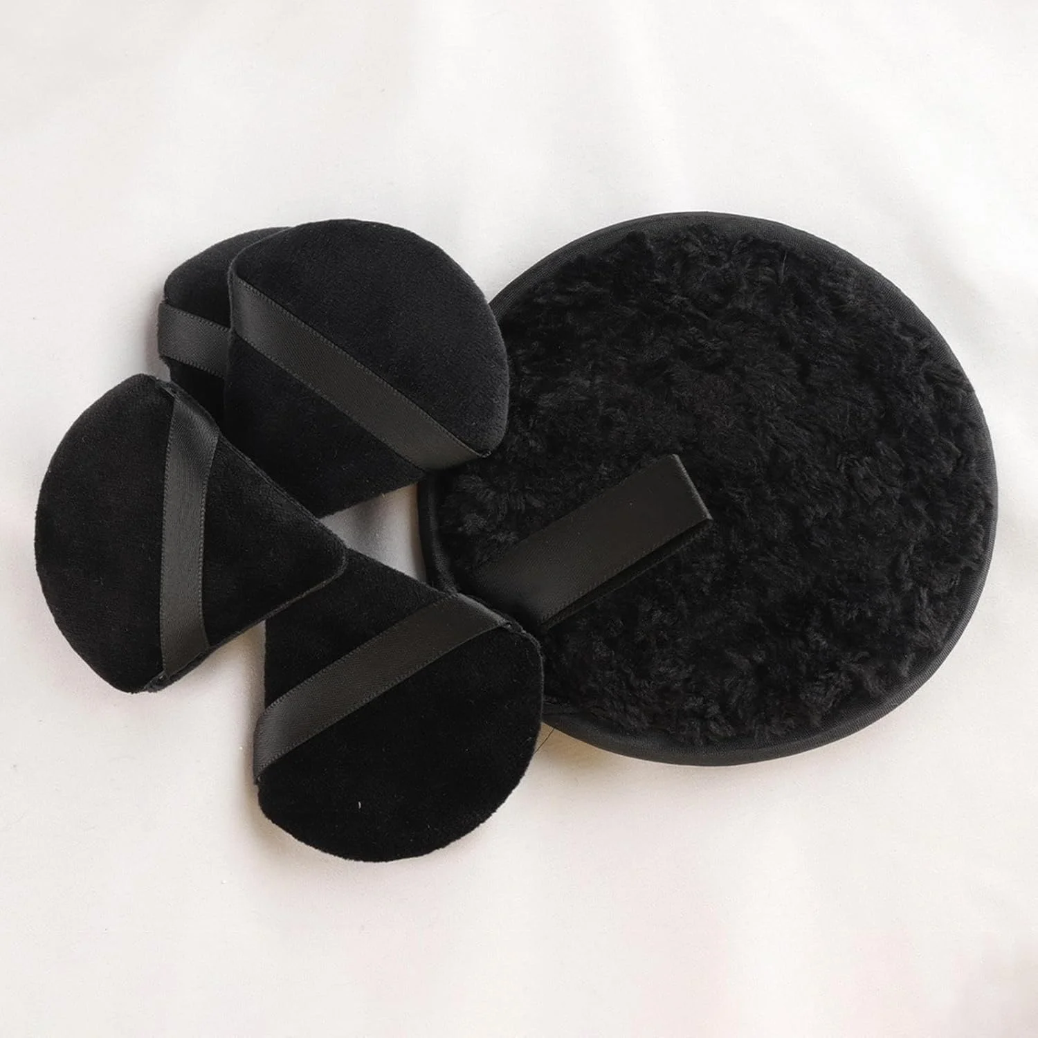 ست لوازم آرایشی مسافرتی جمع و جور - ست کامل 45 تکه برس آرایشی با پد پودر | لوازم آرایشی برای سفر، سفر کاری، مدرسه، فضای باز