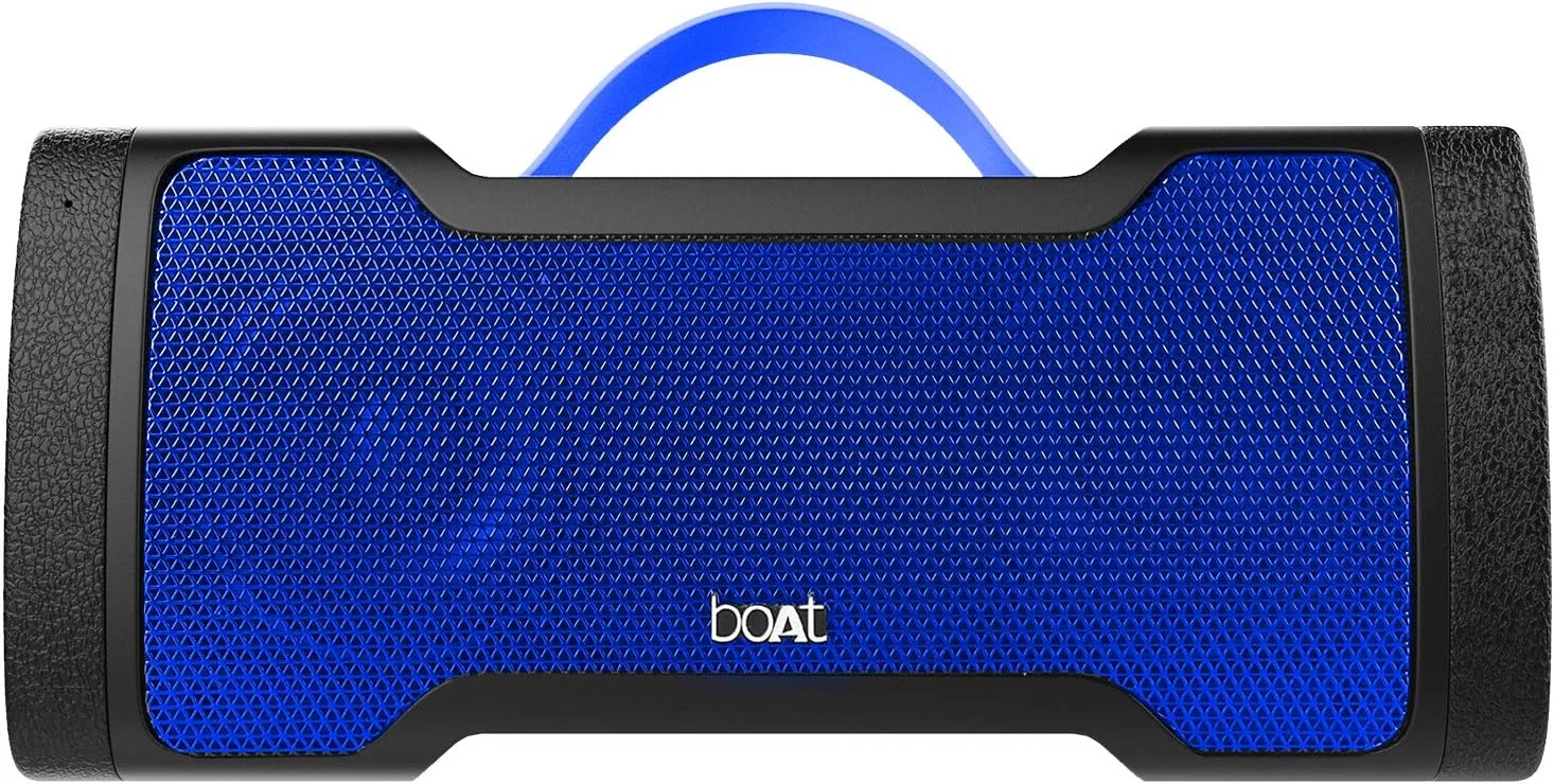 اسپیکر بلوتوثی boAt Stone 1010 با 8 ساعت پخش، 14 وات، بلوتوث نسخه 5.0 و استاندارد IPX5 (آبی تیره)