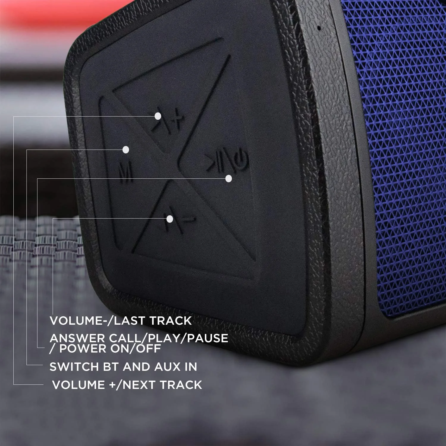 اسپیکر بلوتوثی boAt Stone 1010 با 8 ساعت پخش، 14 وات، بلوتوث نسخه 5.0 و استاندارد IPX5 (آبی تیره) اسپیکر بلوتوثی boAt Stone 1010 با 8 ساعت پخش، 14 وات، بلوتوث نسخه 5.0 و استاندارد IPX5 (آبی تیره)
