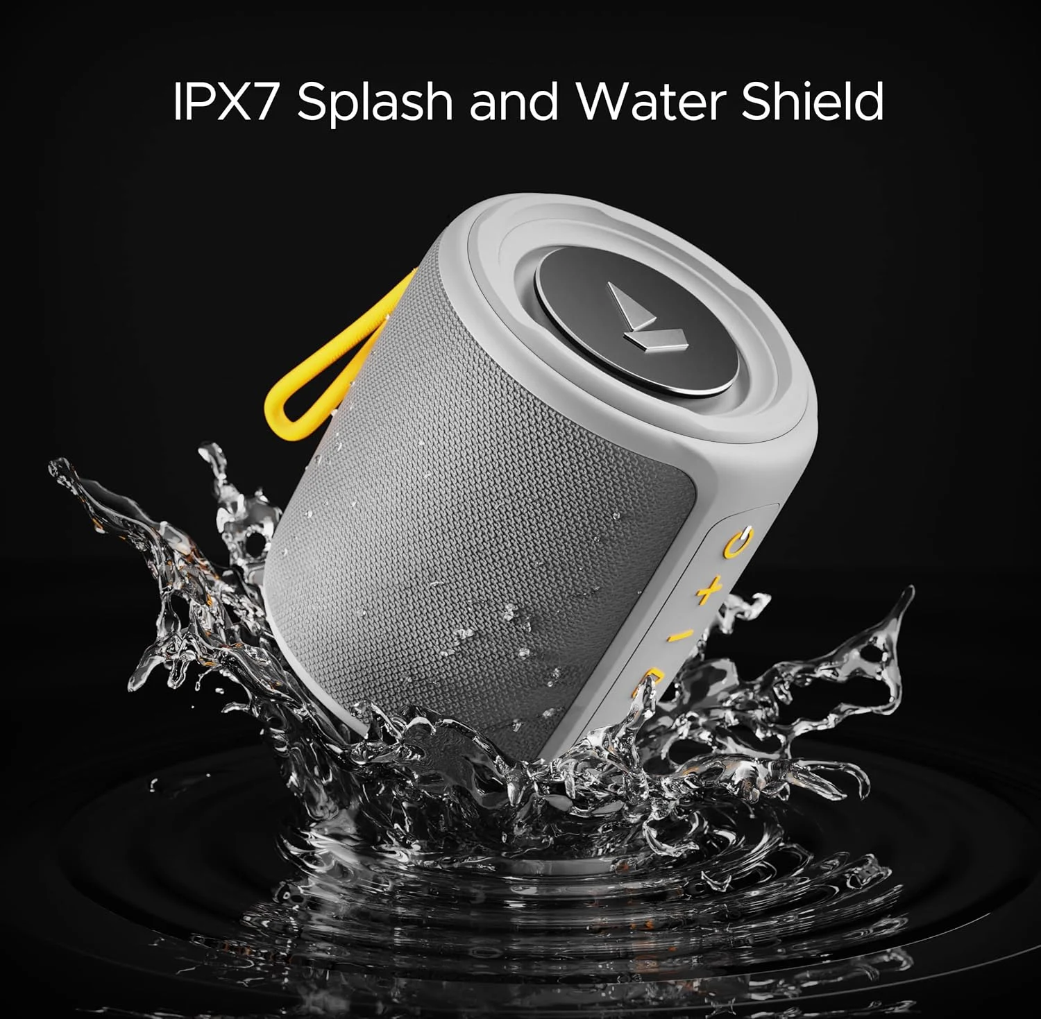 اسپیکر بلوتوثی boAt Stone 352 با صدای استریو 10 واتی RMS، مقاومت در برابر آب IPX7، قابلیت TWS، تا 12 ساعت پخش مداوم، حالت های سازگاری چندگانه و شارژ Type-C (خاکستری شیاردار) اسپیکر بلوتوثی boAt Stone 352 با صدای استریو 10 واتی RMS، مقاومت در برابر آب IPX7، قابلیت TWS، تا 12 ساعت پخش مداوم، حالت های سازگاری چندگانه و شارژ Type-C (خاکستری شیاردار)