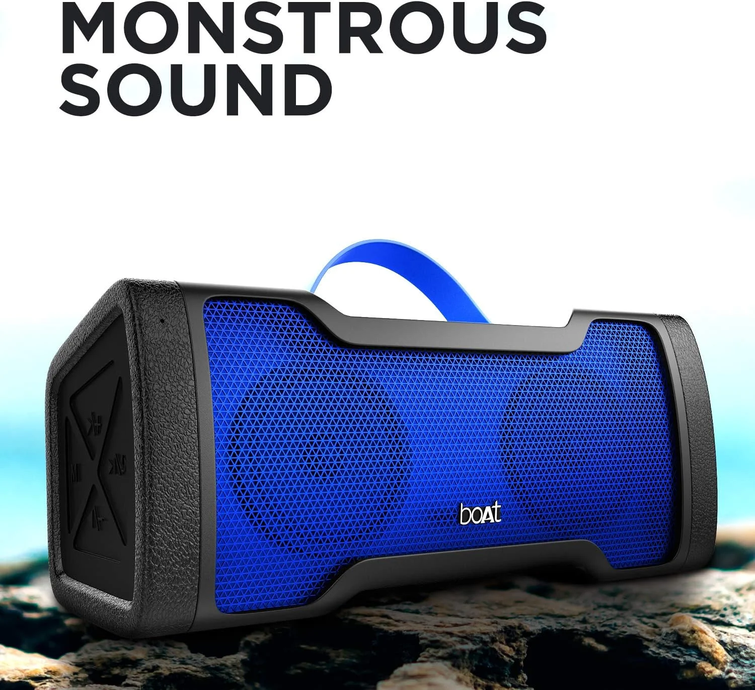 اسپیکر بلوتوثی boAt Stone 1010 با 8 ساعت پخش، 14 وات، بلوتوث نسخه 5.0 و استاندارد IPX5 (آبی تیره) اسپیکر بلوتوثی boAt Stone 1010 با 8 ساعت پخش، 14 وات، بلوتوث نسخه 5.0 و استاندارد IPX5 (آبی تیره)