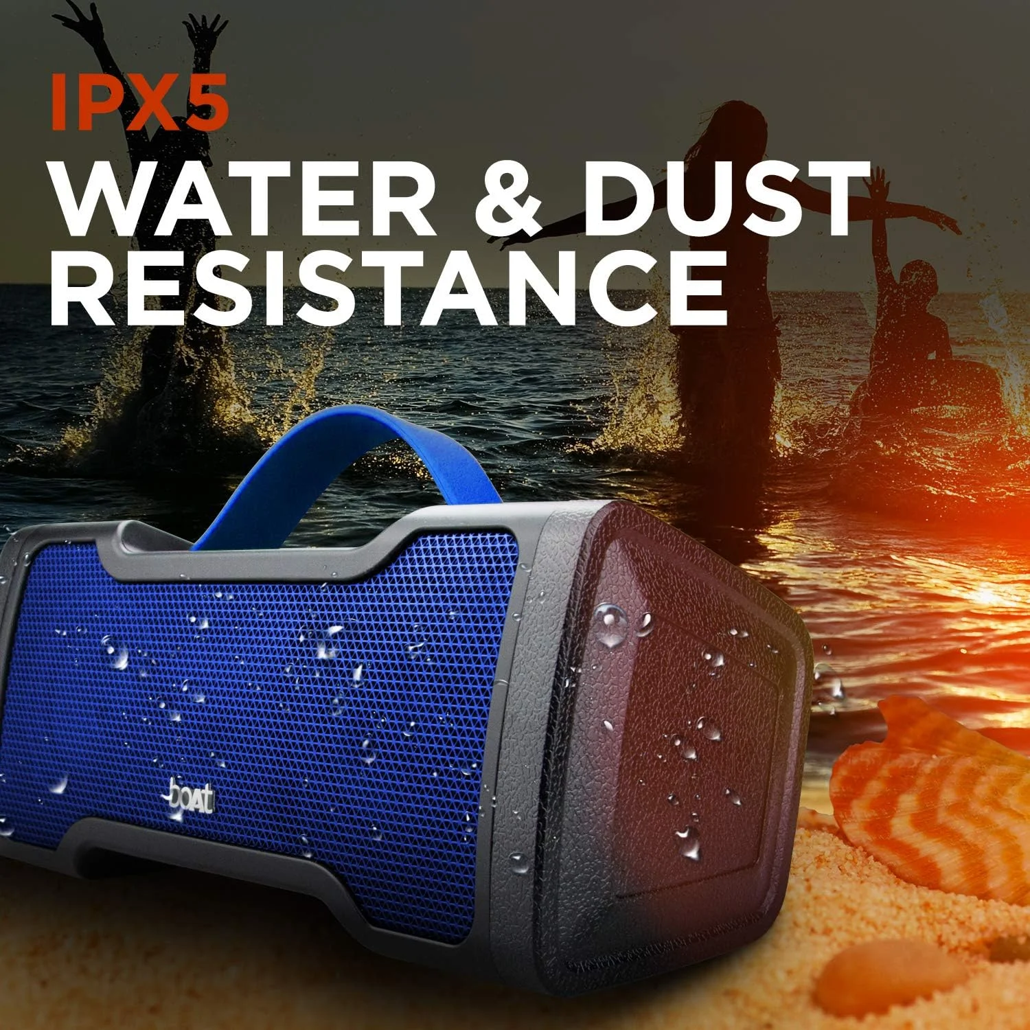 اسپیکر بلوتوثی boAt Stone 1010 با 8 ساعت پخش، 14 وات، بلوتوث نسخه 5.0 و استاندارد IPX5 (آبی تیره) اسپیکر بلوتوثی boAt Stone 1010 با 8 ساعت پخش، 14 وات، بلوتوث نسخه 5.0 و استاندارد IPX5 (آبی تیره)