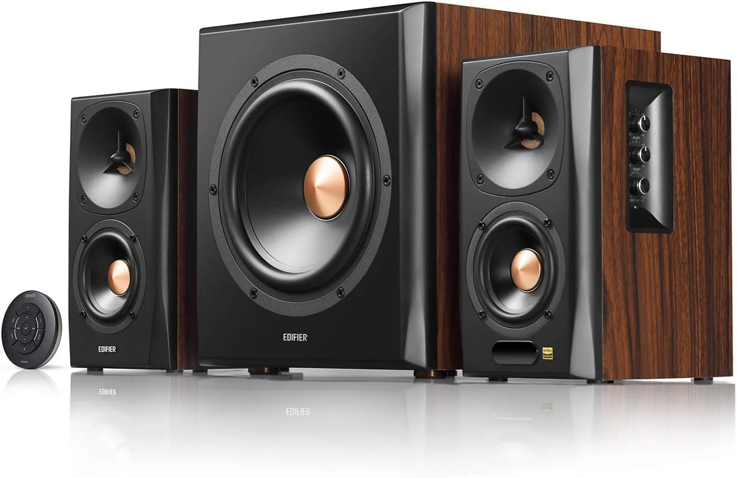 سیستم اسپیکر مولتی مدیا بلوتوثی اکتیو 2.1 Edifier S360DB - قهوه ای