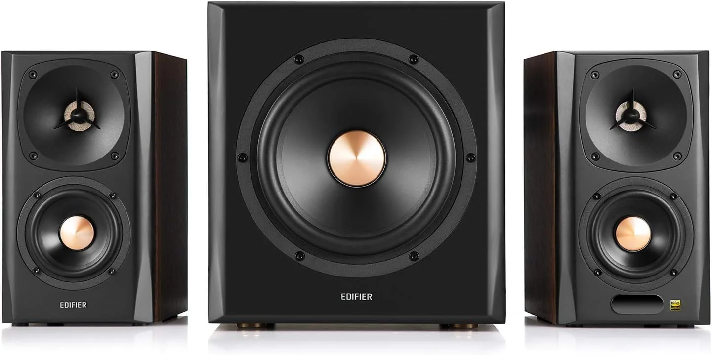 سیستم اسپیکر مولتی مدیا بلوتوثی اکتیو 2.1 Edifier S360DB - قهوه ای سیستم اسپیکر مولتی مدیا بلوتوثی اکتیو 2.1 Edifier S360DB - قهوه ای