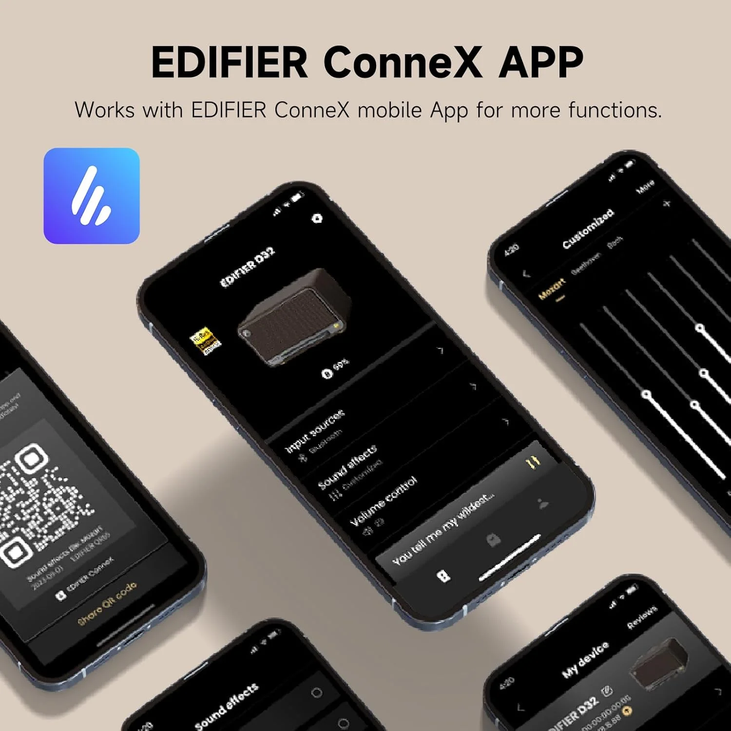 اسپیکر بی سیم رومیزی Edifier D32، اسپیکر بلوتوث Hi-Res Audio، اسپیکر ترکیبی رترو قابل حمل، 60 وات RMS، بلوتوث 5.3، 11 ساعت پخش، سفید اسپیکر بی سیم رومیزی Edifier D32، اسپیکر بلوتوث Hi-Res Audio، اسپیکر ترکیبی رترو قابل حمل، 60 وات RMS، بلوتوث 5.3، 11 ساعت پخش، سفید