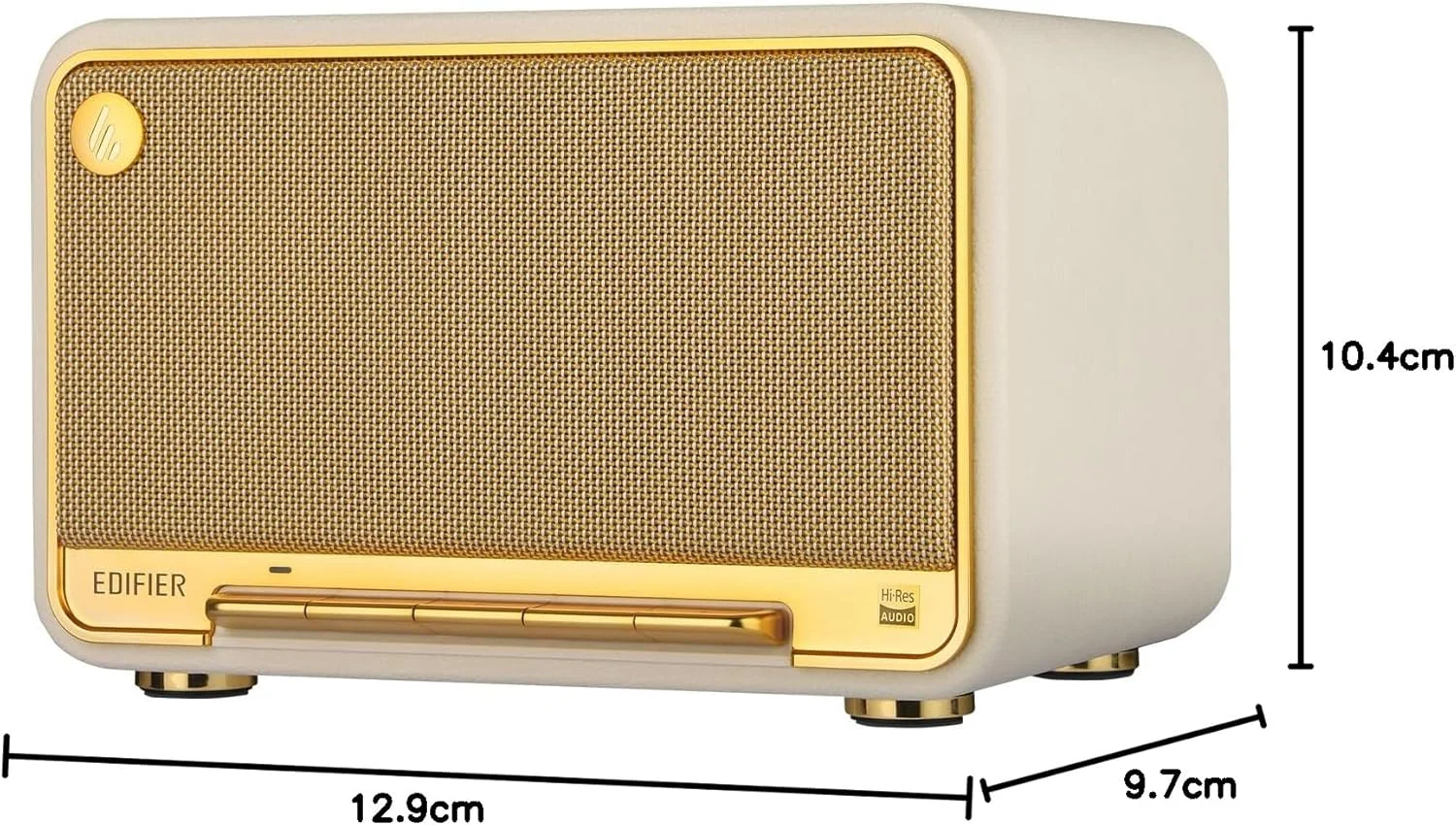 اسپیکر بی سیم رومیزی Edifier D32، اسپیکر بلوتوث Hi-Res Audio، اسپیکر ترکیبی رترو قابل حمل، 60 وات RMS، بلوتوث 5.3، 11 ساعت پخش، سفید اسپیکر بی سیم رومیزی Edifier D32، اسپیکر بلوتوث Hi-Res Audio، اسپیکر ترکیبی رترو قابل حمل، 60 وات RMS، بلوتوث 5.3، 11 ساعت پخش، سفید