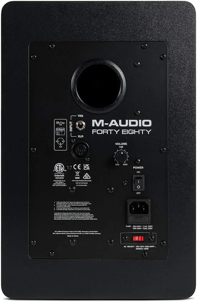 مانیتور استودیویی اکتیو M-Audio Forty Eighty با ووفر 8 اینچی، تیوتر 1.25 اینچی، بلوتوث و DSP - تک واحدی