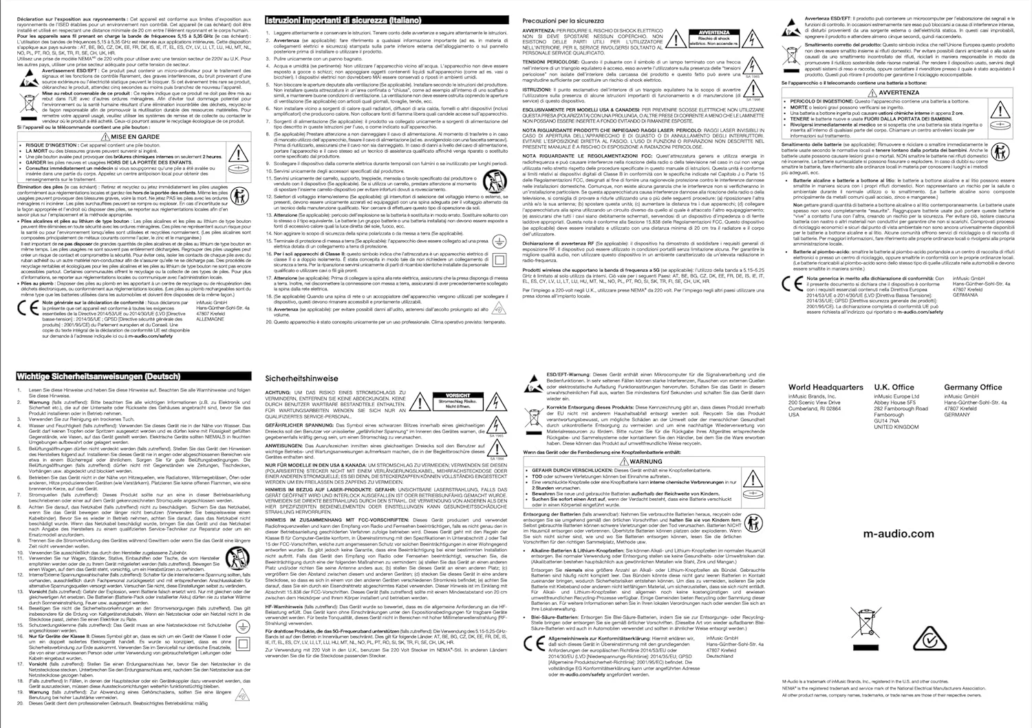 مانیتور استودیویی اکتیو M-Audio Forty Eighty با ووفر 8 اینچی، تیوتر 1.25 اینچی، بلوتوث و DSP - تک واحدی