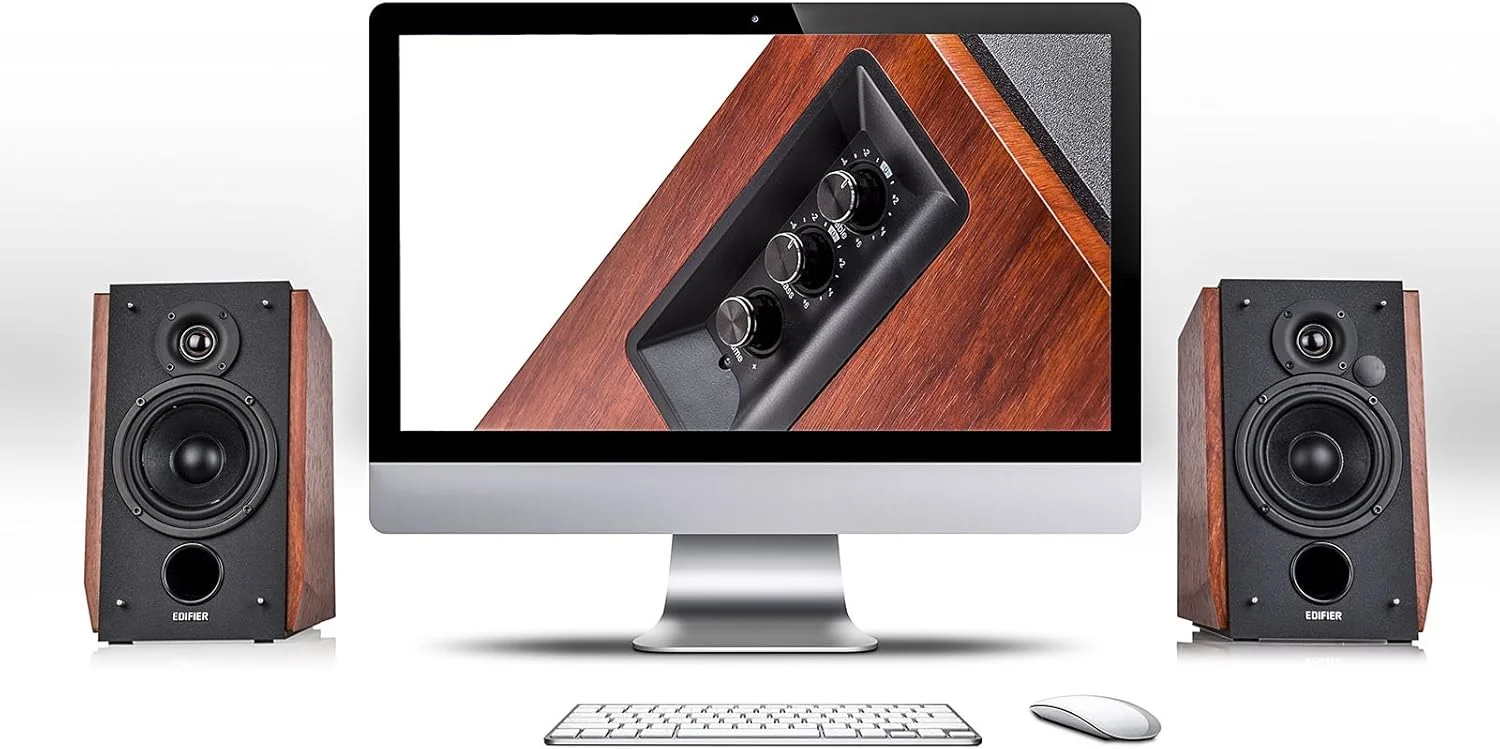 اسپیکرهای بلوتوثی کتابخانهای Edifier R1700BT - مانیتورهای استودیویی اکتیو میدان نزدیک - اسپیکرهای 2.0 با محفظه چوبی - 66 وات RMS اسپیکرهای بلوتوثی کتابخانهای Edifier R1700BT - مانیتورهای استودیویی اکتیو میدان نزدیک - اسپیکرهای 2.0 با محفظه چوبی - 66 وات RMS