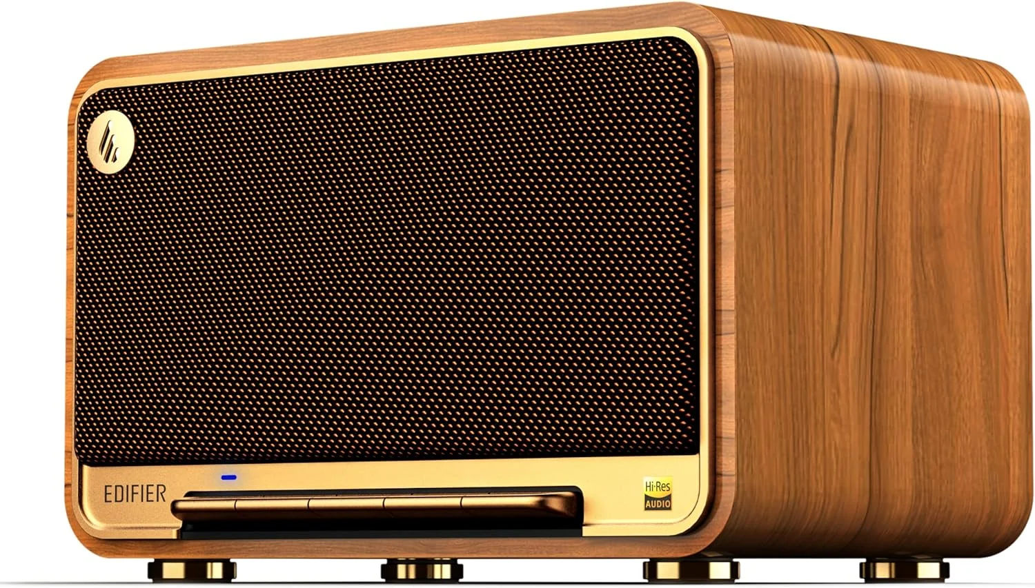 اسپیکر رومیزی بی سیم Edifier D32، صدای Hi-Res، LDAC، AAC، ALAC، بلوتوث V5.3، توان 60 وات (RMS)، معماری آکوستیک 2.1، پردازش سیگنال دیجیتال کامل، 11 ساعت پخش، کنترل از طریق برنامه (قهوه ای) اسپیکر رومیزی بی سیم Edifier D32، صدای Hi-Res، LDAC، AAC، ALAC، بلوتوث V5.3، توان 60 وات (RMS)، معماری آکوستیک 2.1، پردازش سیگنال دیجیتال کامل، 11 ساعت پخش، کنترل از طریق برنامه (قهوه ای)
