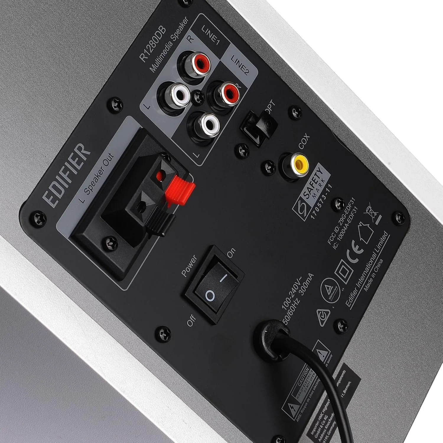 اسپیکرهای بلوتوثی قفسه کتابی Edifier R1280DB - ورودی اپتیکال - مانیتورهای استودیویی بی سیم - بلندگوی میدان نزدیک 4 اینچی - 42 وات RMS - سفید اسپیکرهای بلوتوثی قفسه کتابی Edifier R1280DB - ورودی اپتیکال - مانیتورهای استودیویی بی سیم - بلندگوی میدان نزدیک 4 اینچی - 42 وات RMS - سفید