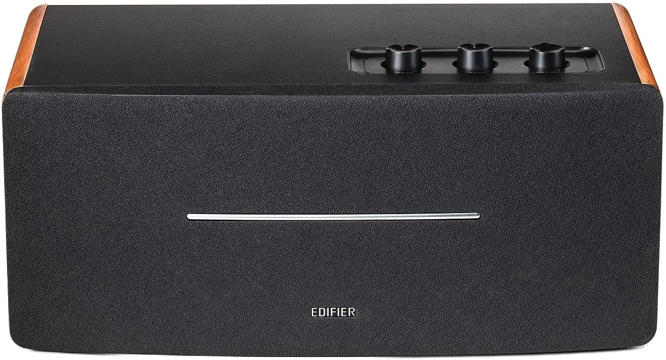 اسپیکر رومیزی بلوتوثی Edifier D12 - اسپیکر استریو یکپارچه دسکتاپ - اسپیکر کامپیوتر بی سیم برای استفاده رومیزی - 70 وات RMS با خروجی ساب ووفر - محفظه چوبی اسپیکر رومیزی بلوتوثی Edifier D12 - اسپیکر استریو یکپارچه دسکتاپ - اسپیکر کامپیوتر بی سیم برای استفاده رومیزی - 70 وات RMS با خروجی ساب ووفر - محفظه چوبی