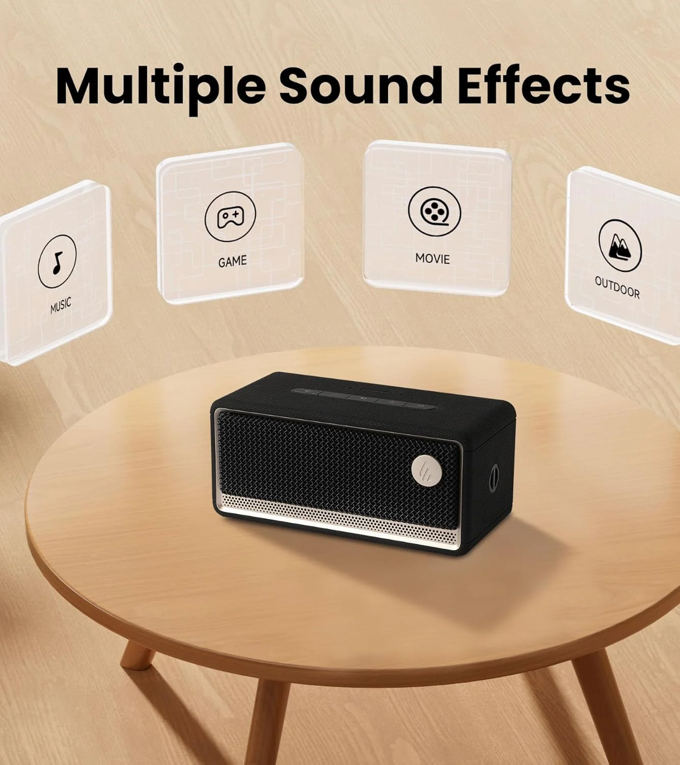 اسپیکر بلوتوثی ادیفایر، قابل حمل با قابلیت جفت شدن استریو، ضد گرد و غبار و ضد آب IP66، 9 ساعت پخش مداوم، بلوتوث 5.4، توان خروجی 34 وات RMS، اتصال دو دستگاه همزمان، نورپردازی محیطی مناسب برای مهمانی های خانگی، فضای باز و ساحل - مشکی اسپیکر بلوتوثی ادیفایر، قابل حمل با قابلیت جفت شدن استریو، ضد گرد و غبار و ضد آب IP66، 9 ساعت پخش مداوم، بلوتوث 5.4، توان خروجی 34 وات RMS، اتصال دو دستگاه همزمان، نورپردازی محیطی مناسب برای مهمانی های خانگی، فضای باز و ساحل - مشکی