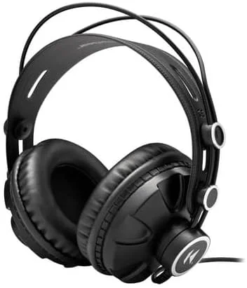 میکسر 10 کانال Mackie ProFX10v3 بدون آمپلی فایر با افکت و USB به همراه بسته لوازم جانبی - شامل هدفون مانیتورینگ استودیویی پشت بسته Knox Gear TX-100، کابل های TRS 1/4 اینچی و کابل های XLR (6 قطعه)