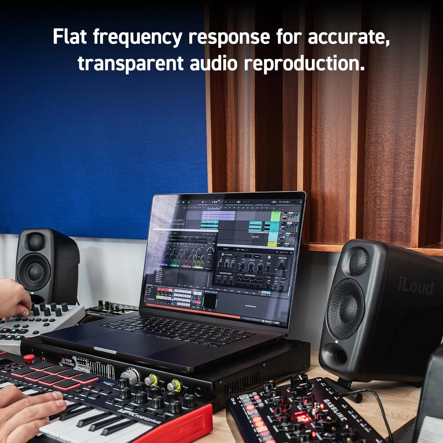 جفت مانیتور استودیویی IK Multimedia iLoud Micro Monitor Pro - مشکی 50 وات با ووفر 3 اینچی، توییتر 1 اینچی، کالیبراسیون خودکار ARC، پشتیبانی از X-Monitor و میکروفون اندازه گیری - مشکی (جفت) جفت مانیتور استودیویی IK Multimedia iLoud Micro Monitor Pro - مشکی 50 وات با ووفر 3 اینچی، توییتر 1 اینچی، کالیبراسیون خودکار ARC، پشتیبانی از X-Monitor و میکروفون اندازه گیری - مشکی (جفت)