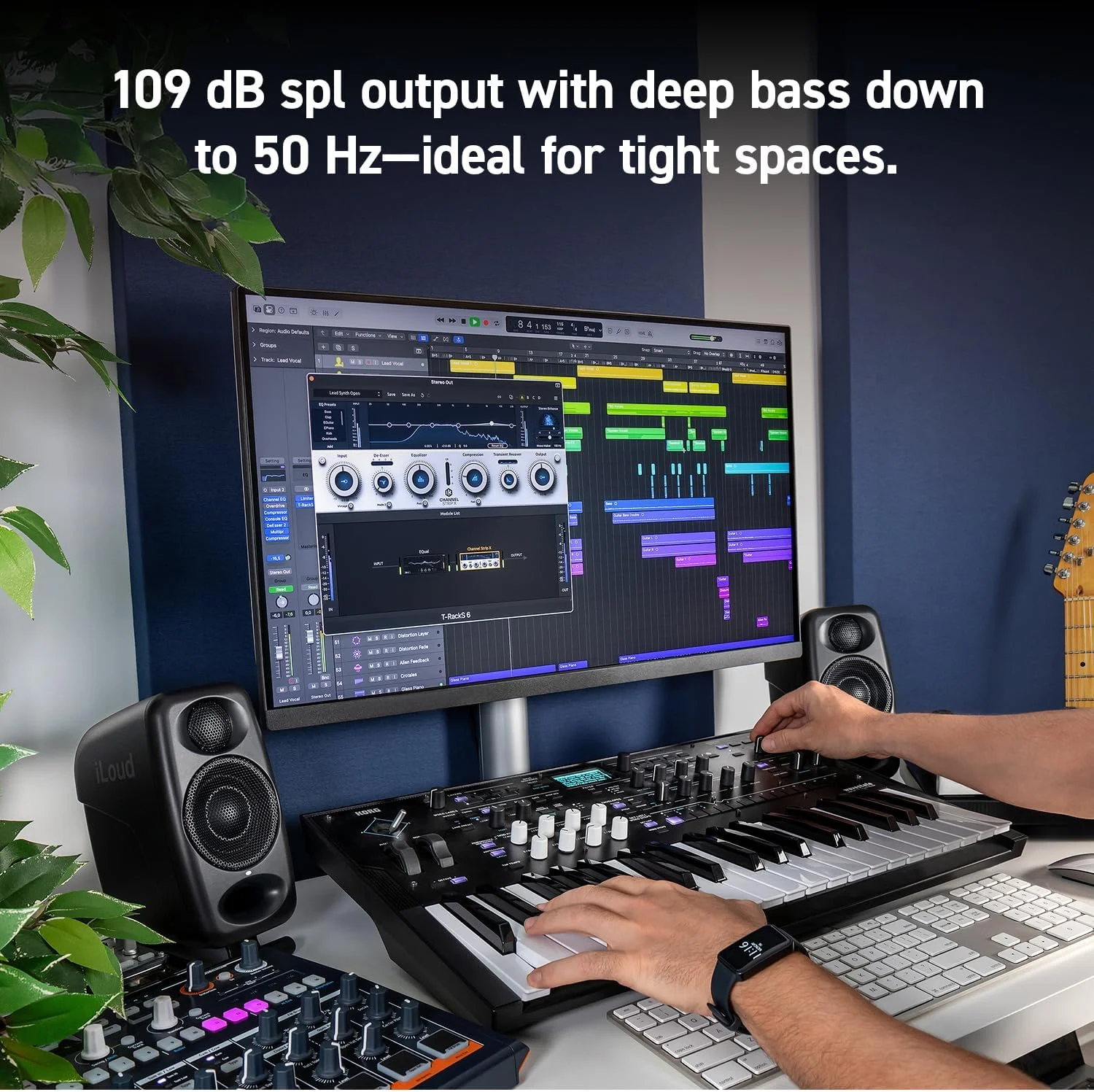 جفت مانیتور استودیویی IK Multimedia iLoud Micro Monitor Pro - مشکی 50 وات با ووفر 3 اینچی، توییتر 1 اینچی، کالیبراسیون خودکار ARC، پشتیبانی از X-Monitor و میکروفون اندازه گیری - مشکی (جفت) جفت مانیتور استودیویی IK Multimedia iLoud Micro Monitor Pro - مشکی 50 وات با ووفر 3 اینچی، توییتر 1 اینچی، کالیبراسیون خودکار ARC، پشتیبانی از X-Monitor و میکروفون اندازه گیری - مشکی (جفت)