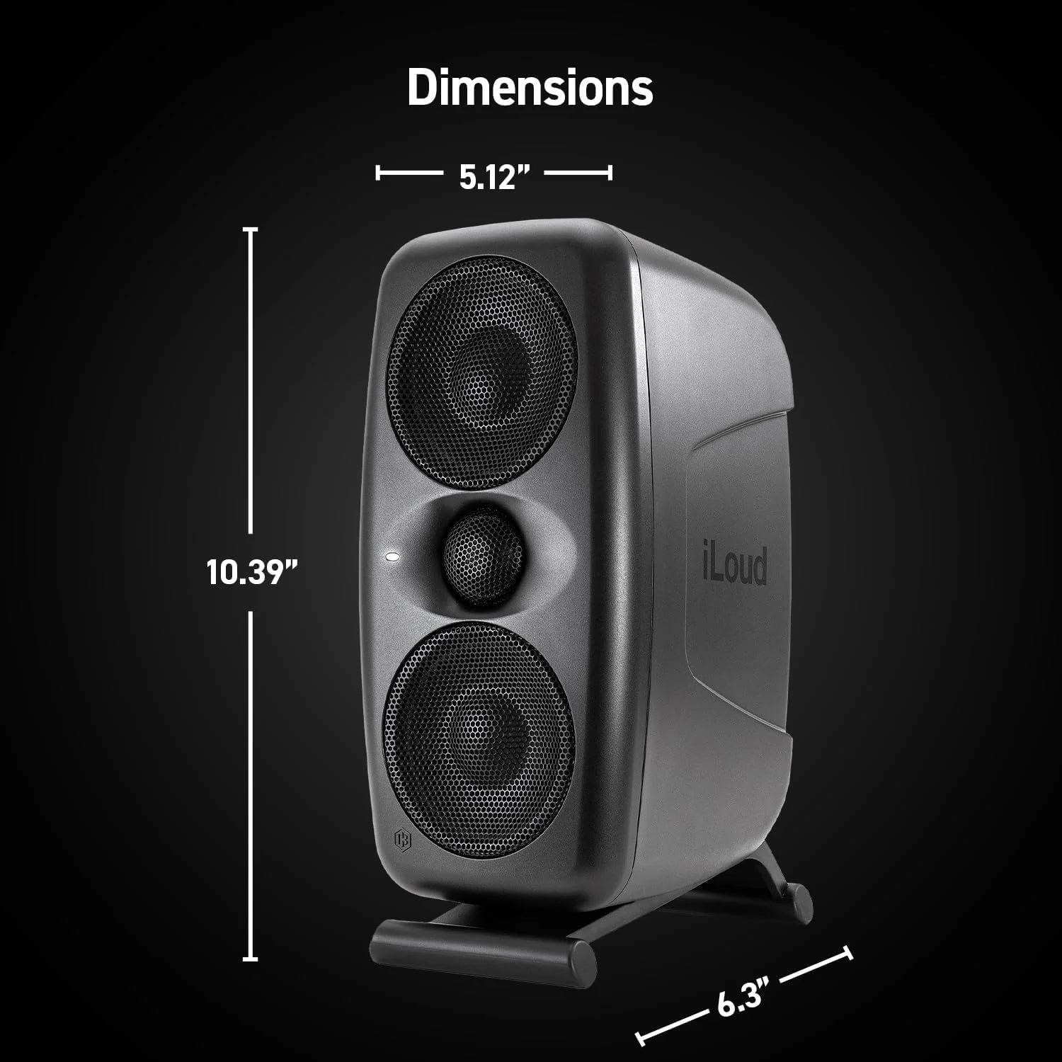 جفت مانیتور استودیویی IK Multimedia iLoud MTM MKII - مشکی 100 وات اکتیو 2-way با دو ووفر 3.5 اینچی، توییتر 1 اینچی، کالیبراسیون خودکار ARC و میکروفون اندازه گیری جفت مانیتور استودیویی IK Multimedia iLoud MTM MKII - مشکی 100 وات اکتیو 2-way با دو ووفر 3.5 اینچی، توییتر 1 اینچی، کالیبراسیون خودکار ARC و میکروفون اندازه گیری