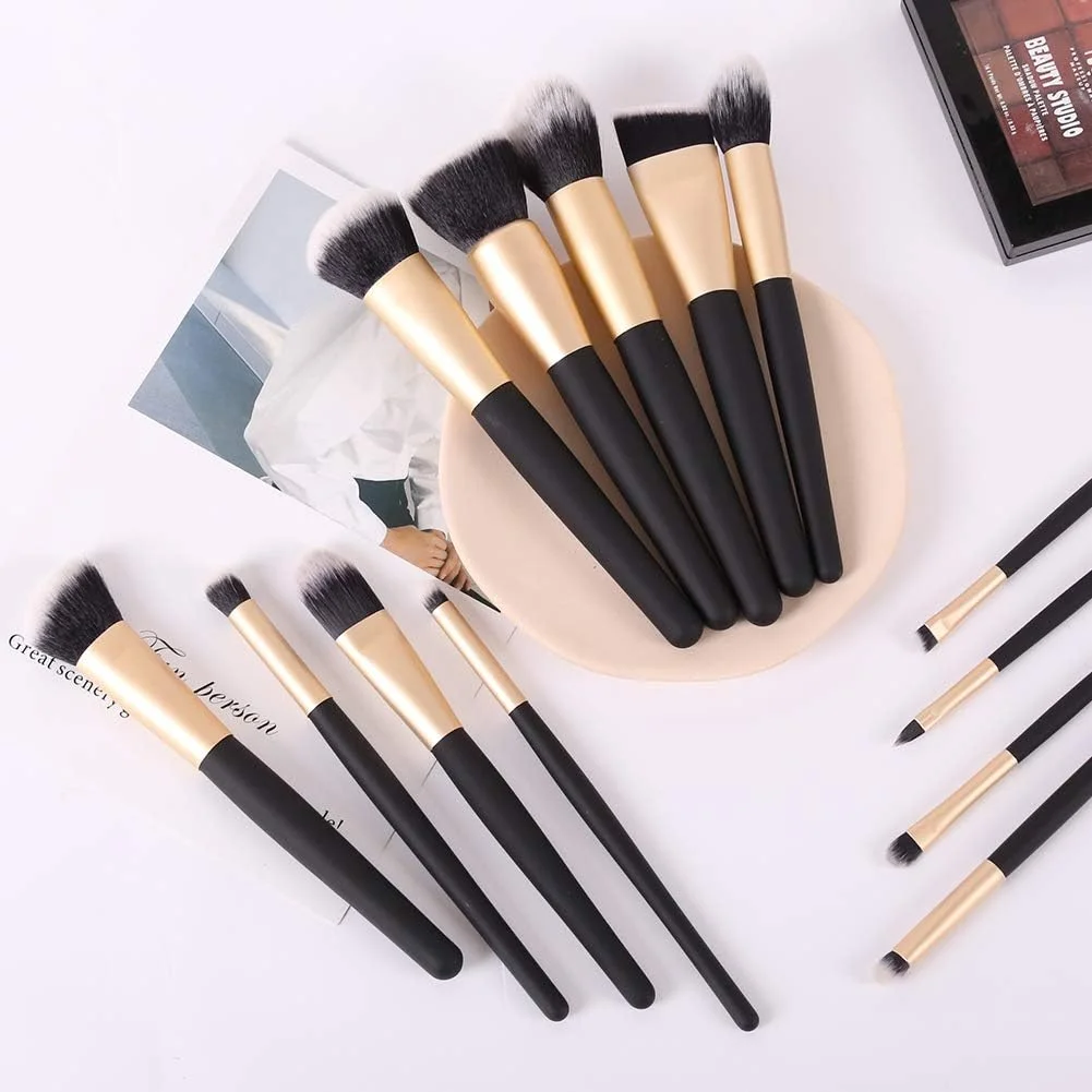 ست برس آرایشی EVS برای زنان - مصنوعی پیشرفته - برس های آرایشی elf - ست 13 عددی آرایش سایه چشم کانسیلر فونداسیون - Mochakin - لذت کامل آرایش ست برس آرایشی EVS برای زنان - مصنوعی پیشرفته - برس های آرایشی elf - ست 13 عددی آرایش سایه چشم کانسیلر فونداسیون - Mochakin - لذت کامل آرایش