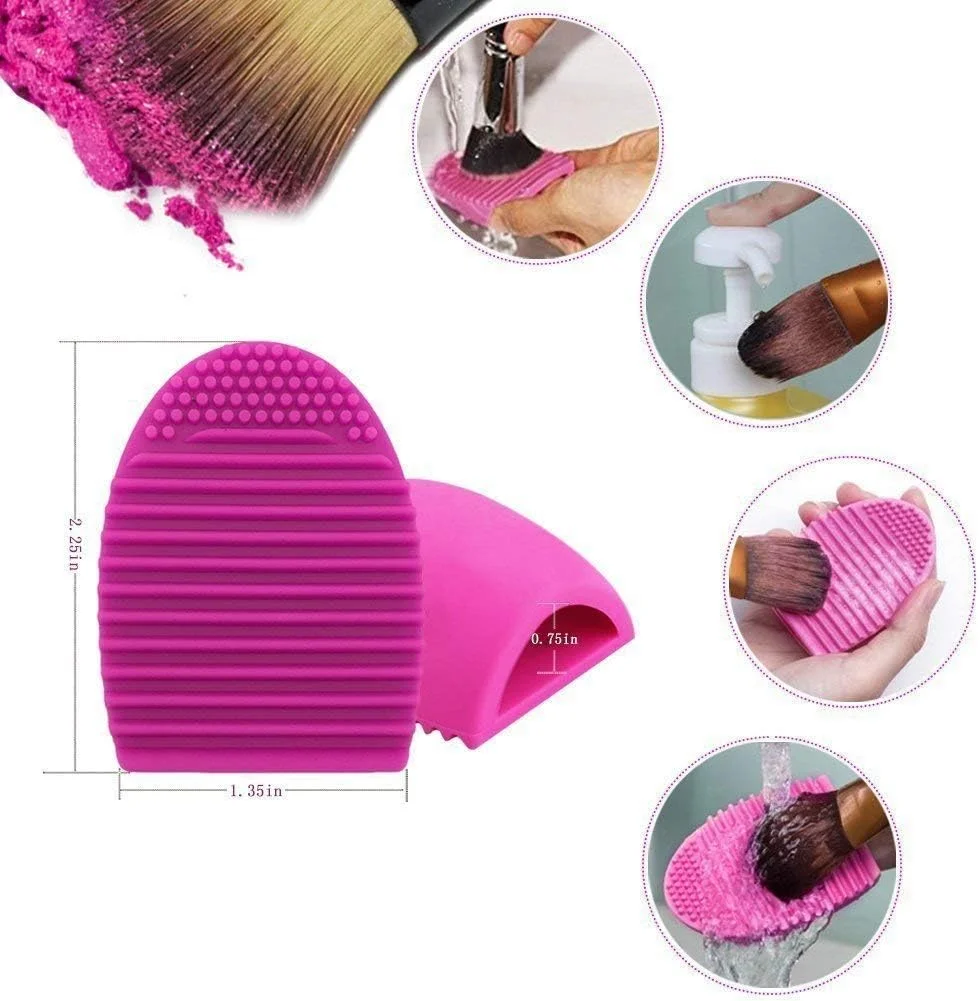 ست برس آرایشی کابوکی سینتتیک گلاوهاوس برای کرم پودر، رژگونه، سایه چشم به همراه اسفنج بلندر و تمیز کننده برس - ست برس آرایشی (10 تکه، مشکی/نقره ای) ست برس آرایشی کابوکی سینتتیک گلاوهاوس برای کرم پودر، رژگونه، سایه چشم به همراه اسفنج بلندر و تمیز کننده برس - ست برس آرایشی (10 تکه، مشکی/نقره ای)