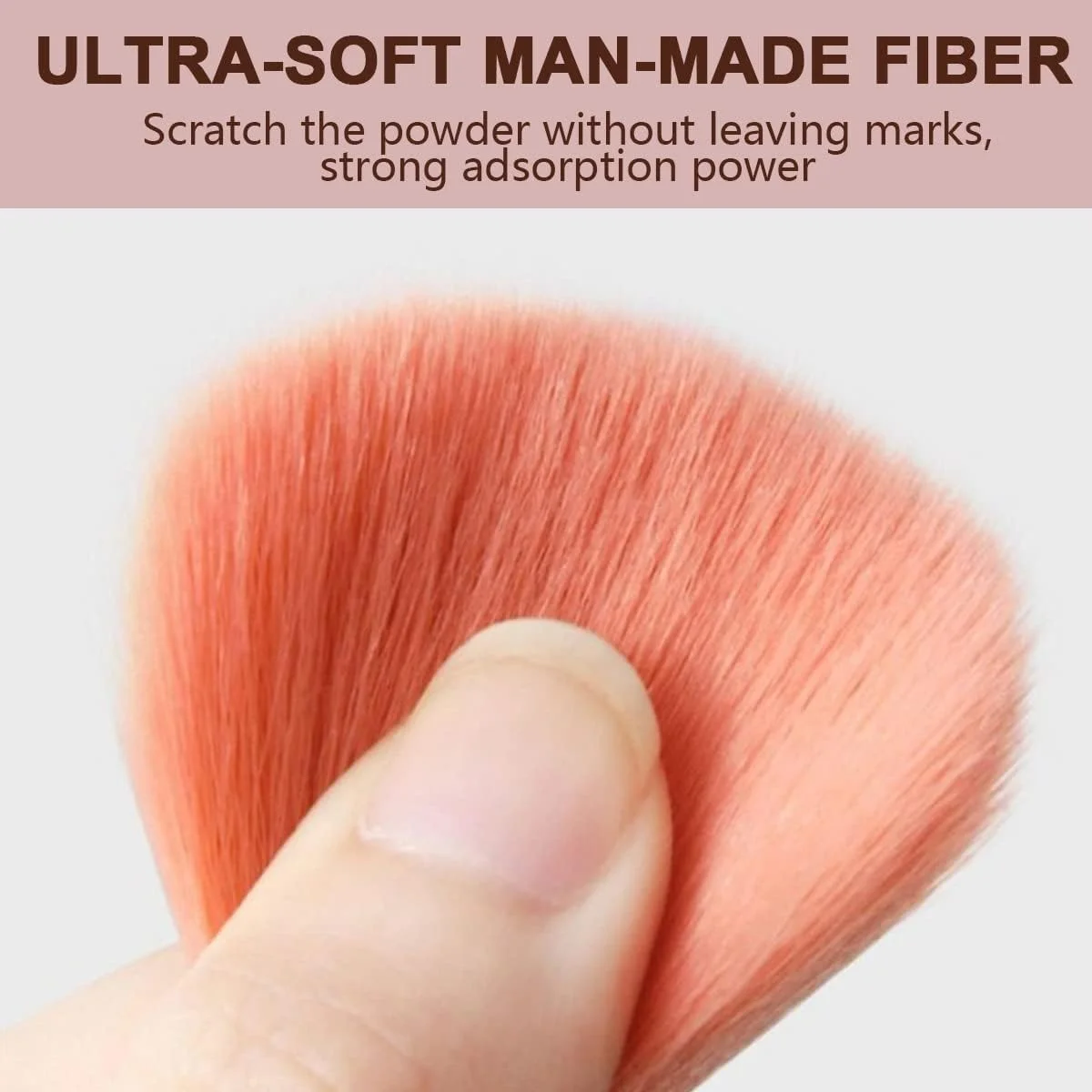 ست برس آرایشی GraGra، ست برس آرایشی مینی، ست آرایشی قابل حمل 8 تکه، ست برس آرایشی ممتاز با کیف چرمی، برس آرایشی پودر کرم پودر، ست برس های سایه چشم رژگونه