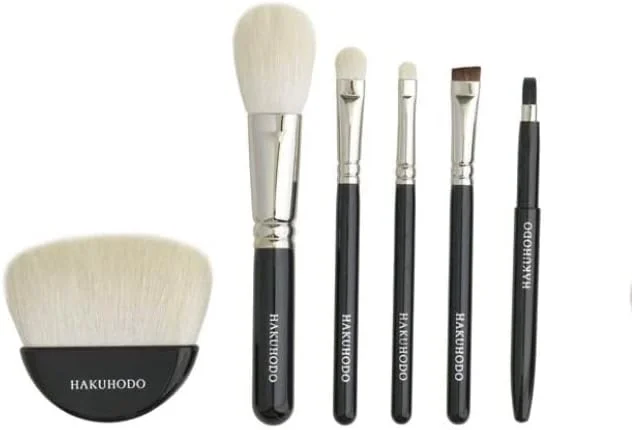 ست برس آرایشی هاکوهودو - مجموعه برس منتخب پایه A، 6 تکه