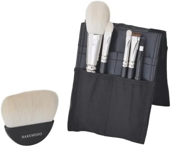 ست برس آرایشی هاکوهودو - مجموعه برس منتخب پایه A، 6 تکه