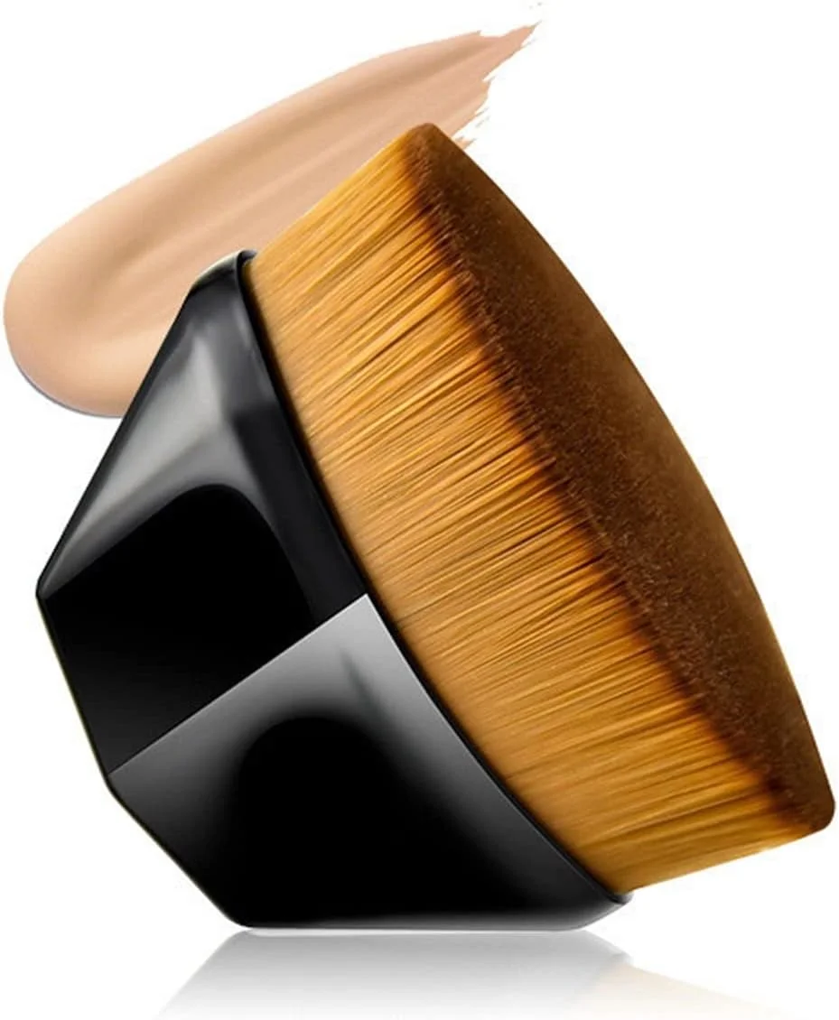 ست برس آرایشی HODORE، برس های پودر آرایشی شش ضلعی، برس های رژگونه صورت، برس های حرفه ای قابل حمل، برس بزرگ کرم پودر، آرایش پایه نرم