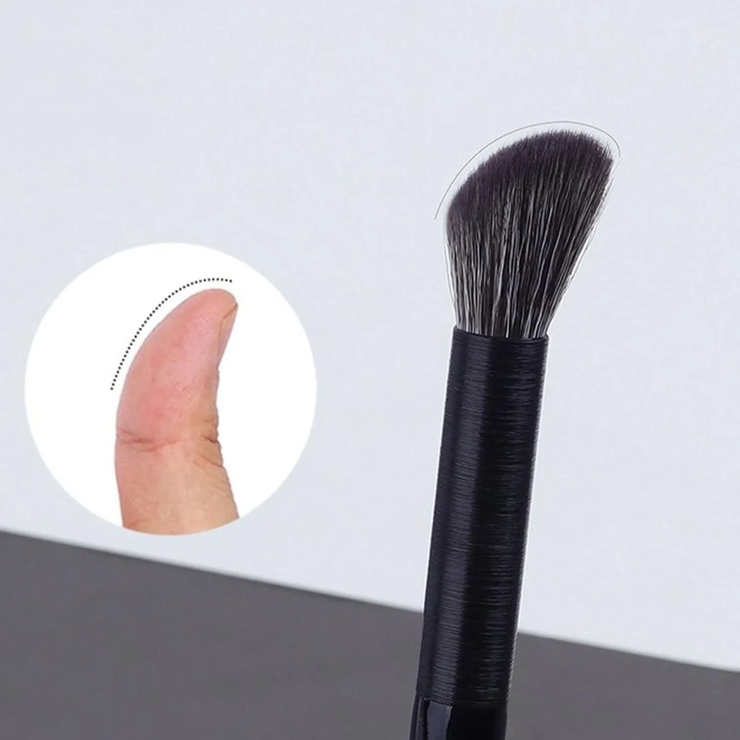 ست برس آرایشی HODORE، برس سایه بینی، برس آرایشی کانتور زاویه دار، برس برنزر صورت، سایه بینی، سایه چشم، ابزار آرایش ترکیبی