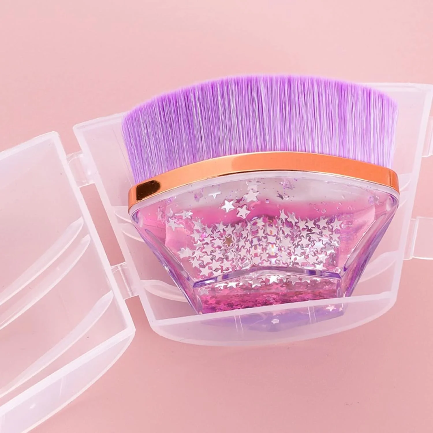 ست برس آرایشی HODORE، برس نرم و قابل حمل حرفه ای برای کرم پودر، پودر و رژگونه (رنگ: Hortel)