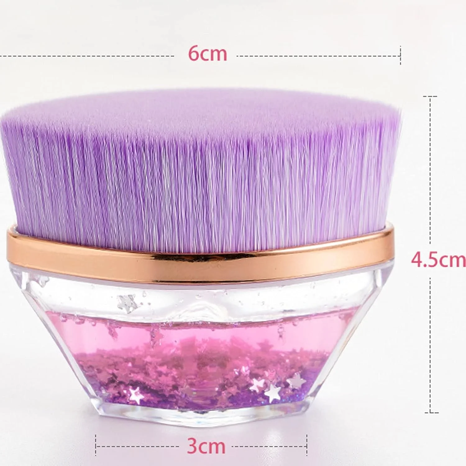 ست برس آرایشی HODORE، برس نرم و قابل حمل حرفه ای برای کرم پودر، پودر و رژگونه (رنگ: Hortel)