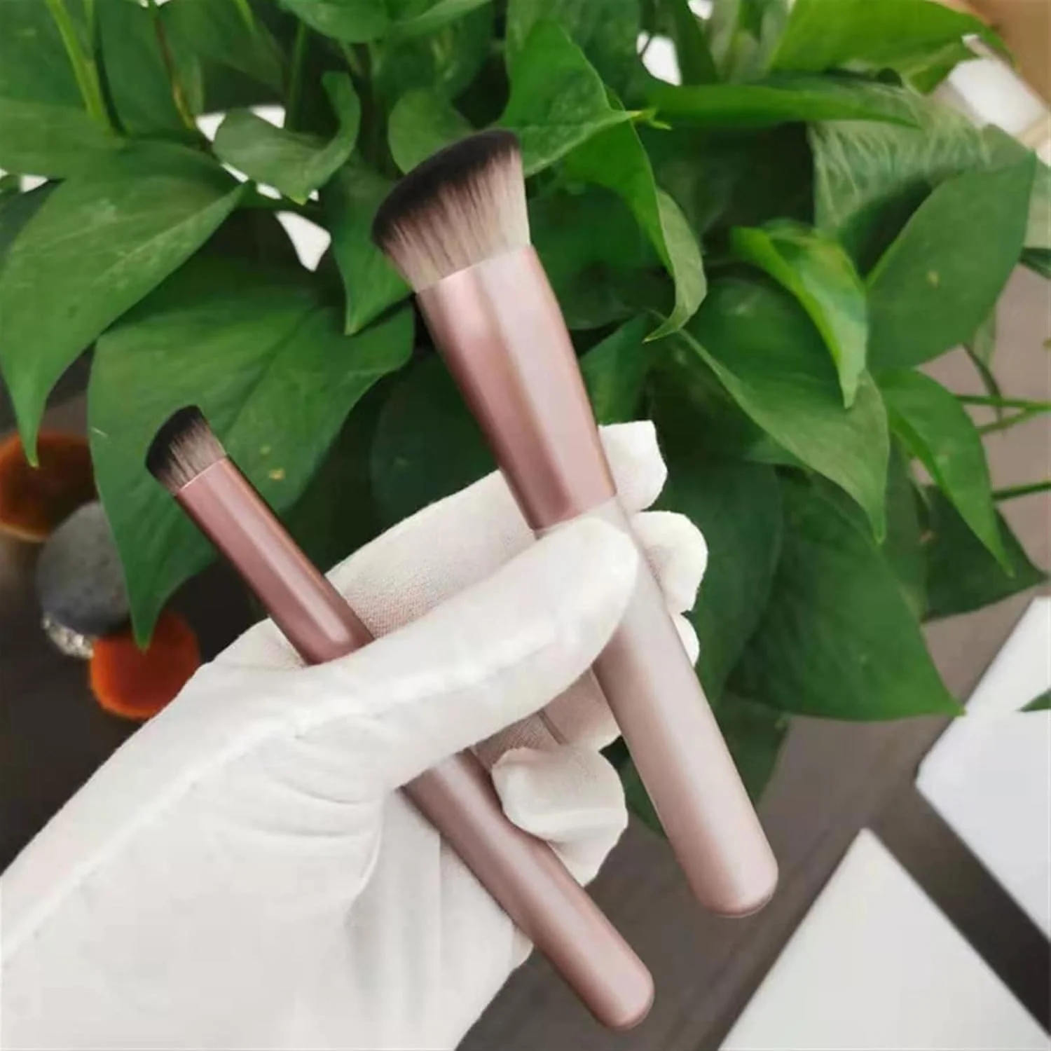 ست برس آرایشی هودور، برس های آرایشی حرفه ای با کیفیت بالا برای کرم پودر، کانسیلر، کانتور و ترکیب، ابزارهای آرایشی با کیفیت برای مبتدیان ست برس آرایشی هودور، برس های آرایشی حرفه ای با کیفیت بالا برای کرم پودر، کانسیلر، کانتور و ترکیب، ابزارهای آرایشی با کیفیت برای مبتدیان