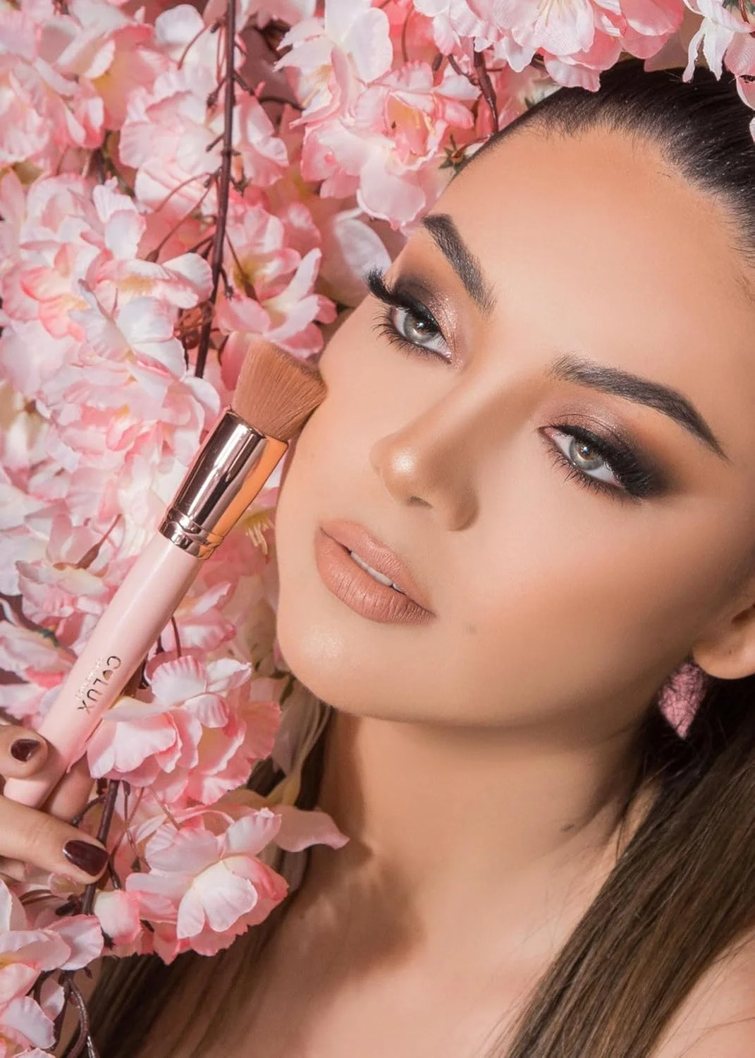 ست برس آرایشی 24 تکه Hug and Kisses - طراحی صورتی ملایم، موهای مصنوعی بدون تست حیوانی، کیت کامل برس صورت و چشم به همراه نگهدارنده مناسب مسافرت - ایده آل برای مبتدیان، حرفه ای ها و هدیه ست برس آرایشی 24 تکه Hug and Kisses - طراحی صورتی ملایم، موهای مصنوعی بدون تست حیوانی، کیت کامل برس صورت و چشم به همراه نگهدارنده مناسب مسافرت - ایده آل برای مبتدیان، حرفه ای ها و هدیه