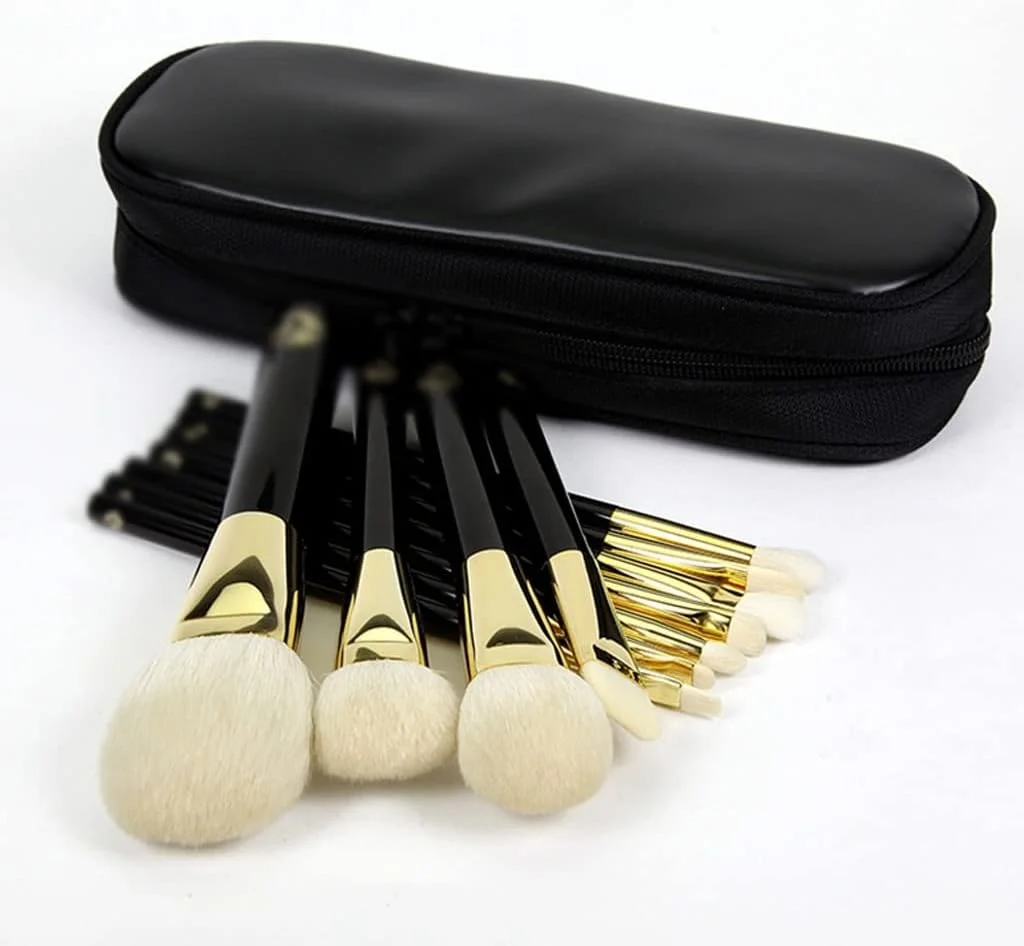 ست برس آرایشی حرفه ای 11 تکه ITAOCA، برس های آرایشی موی مصنوعی، فرول آلومینیومی، دسته چوبی ست برس آرایشی حرفه ای 11 تکه ITAOCA، برس های آرایشی موی مصنوعی، فرول آلومینیومی، دسته چوبی