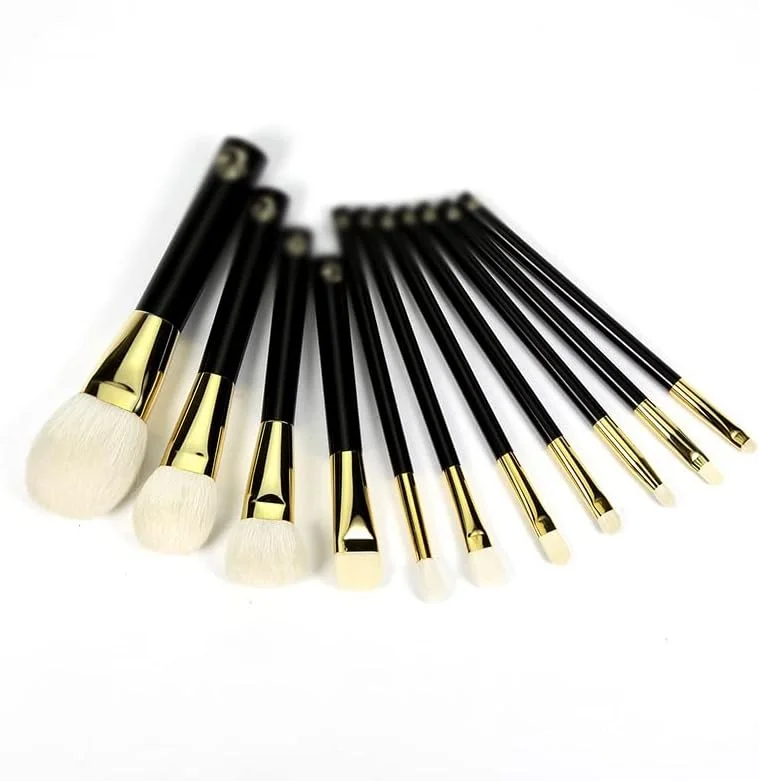 ست برس آرایشی حرفه ای 11 تکه ITAOCA، برس های آرایشی موی مصنوعی، فرول آلومینیومی، دسته چوبی ست برس آرایشی حرفه ای 11 تکه ITAOCA، برس های آرایشی موی مصنوعی، فرول آلومینیومی، دسته چوبی