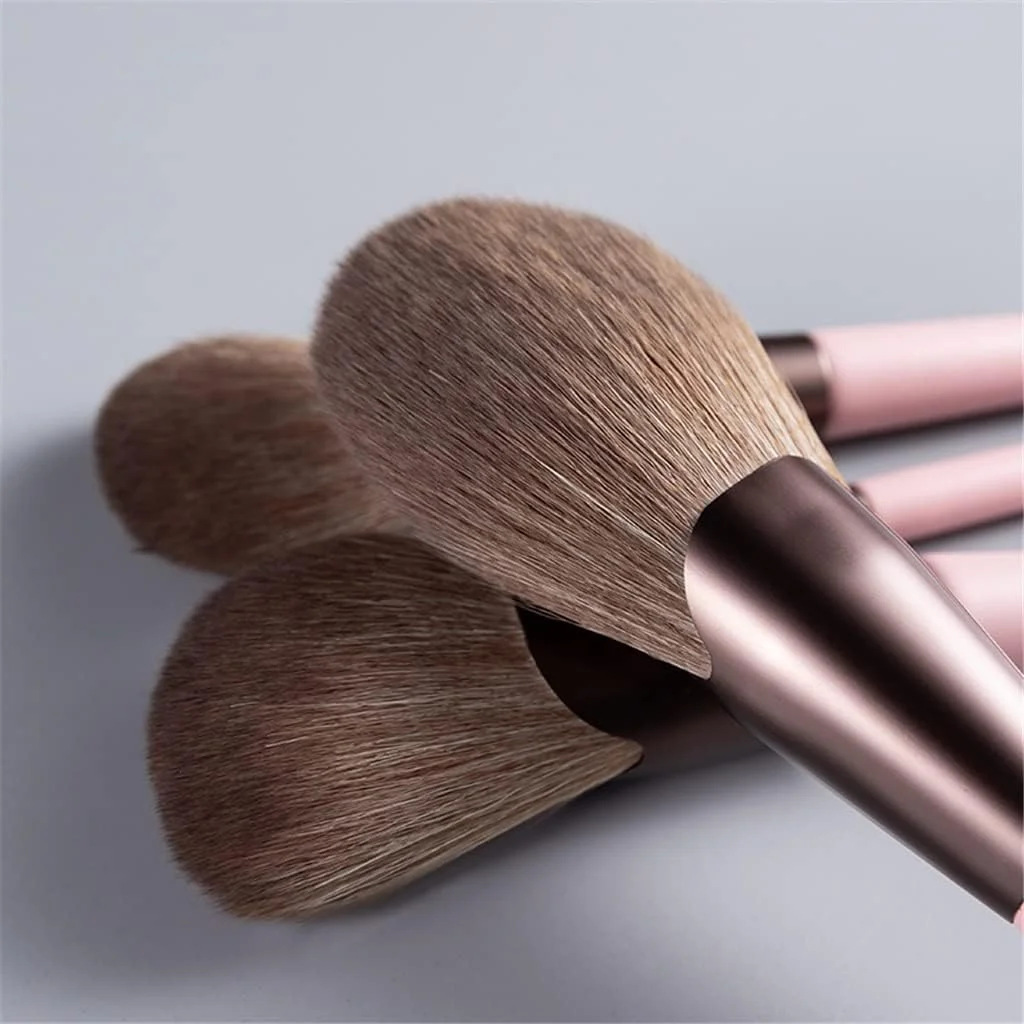 ست 11 عددی برس آرایشی حرفه ای ITAOCA، شامل برس پودر فیکس، کانتور، هایلایتر، سایه چشم، ترکیب کننده و برس ابرو