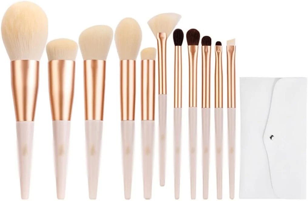 ست کامل 11 عددی براش آرایشی ITAOCA، شامل براش رژگونه، پودر، سایه چشم و ابزارهای زیبایی ست کامل 11 عددی براش آرایشی ITAOCA، شامل براش رژگونه، پودر، سایه چشم و ابزارهای زیبایی