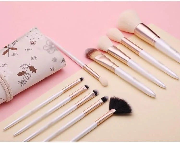 ست 10 عددی برس آرایشی ITAOCA، ست کامل برس های آرایشی، برس پودر فیکس، برس سایه چشم ست 10 عددی برس آرایشی ITAOCA، ست کامل برس های آرایشی، برس پودر فیکس، برس سایه چشم