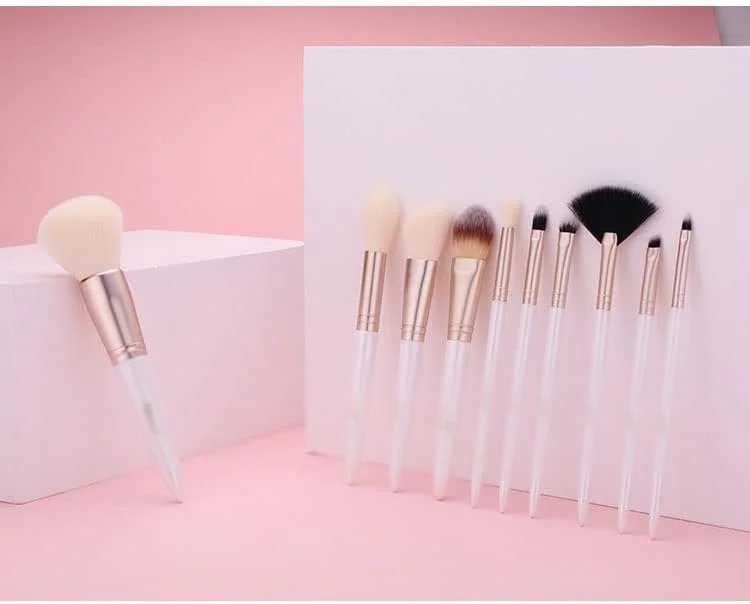 ست 10 عددی برس آرایشی ITAOCA، ست کامل برس های آرایشی، برس پودر شل، برس سایه چشم ست 10 عددی برس آرایشی ITAOCA، ست کامل برس های آرایشی، برس پودر شل، برس سایه چشم