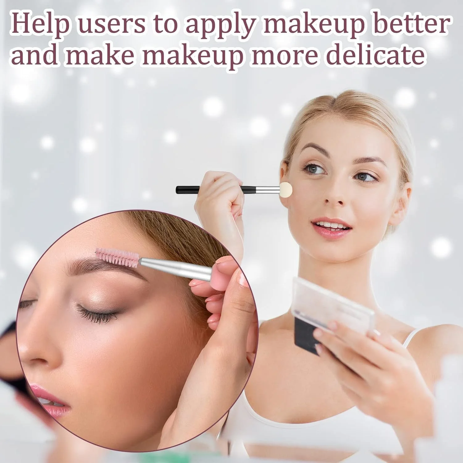 ست برس آرایشی اسفنجی 10 عددی IBBO، 4 عدد برس کانسیلر اپلیکاتور فونداسیون اسفنجی، برس آرایشی سر قارچی نرم، 6 عدد برس آرایشی دو سر برس سر اسفنجی مینی با برس ابرو ست برس آرایشی اسفنجی 10 عددی IBBO، 4 عدد برس کانسیلر اپلیکاتور فونداسیون اسفنجی، برس آرایشی سر قارچی نرم، 6 عدد برس آرایشی دو سر برس سر اسفنجی مینی با برس ابرو