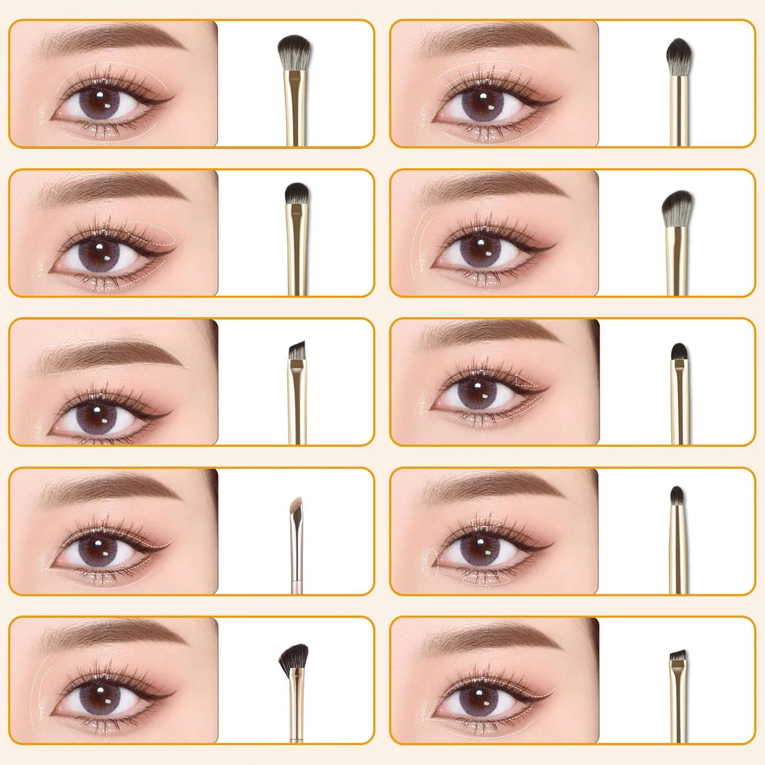 ست برس آرایشی 10 تکه iCovalescent، ست برس آرایشی حرفه ای، پودر، کرم پودر، سایه چشم، کانسیلر، سایه چشم، برس آرایشی با کیف آرایشی ست برس آرایشی 10 تکه iCovalescent، ست برس آرایشی حرفه ای، پودر، کرم پودر، سایه چشم، کانسیلر، سایه چشم، برس آرایشی با کیف آرایشی