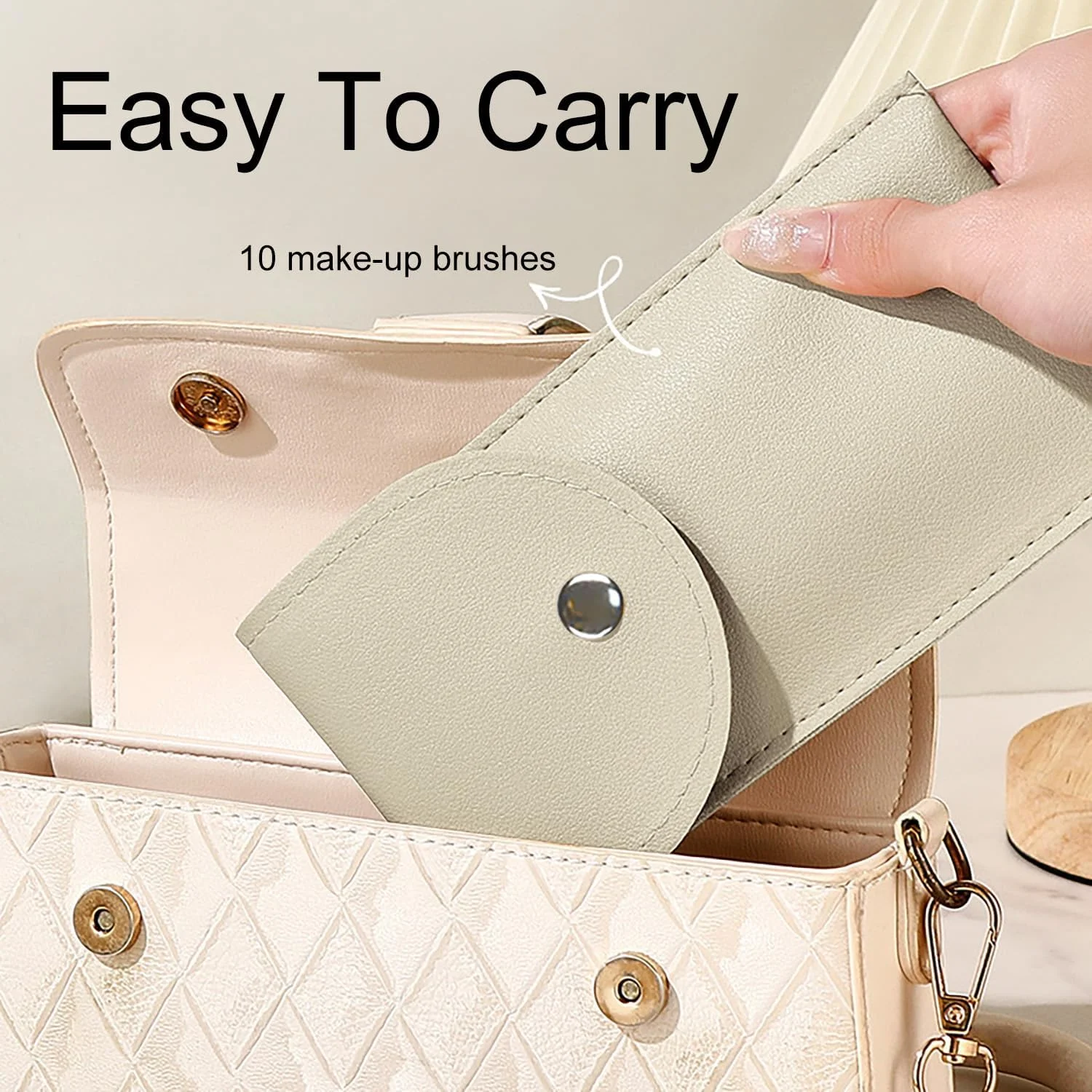 ست برس آرایشی 10 تکه iCovalescent، ست برس آرایشی حرفه ای، پودر، کرم پودر، سایه چشم، کانسیلر، سایه چشم، برس آرایشی با کیف آرایشی ست برس آرایشی 10 تکه iCovalescent، ست برس آرایشی حرفه ای، پودر، کرم پودر، سایه چشم، کانسیلر، سایه چشم، برس آرایشی با کیف آرایشی