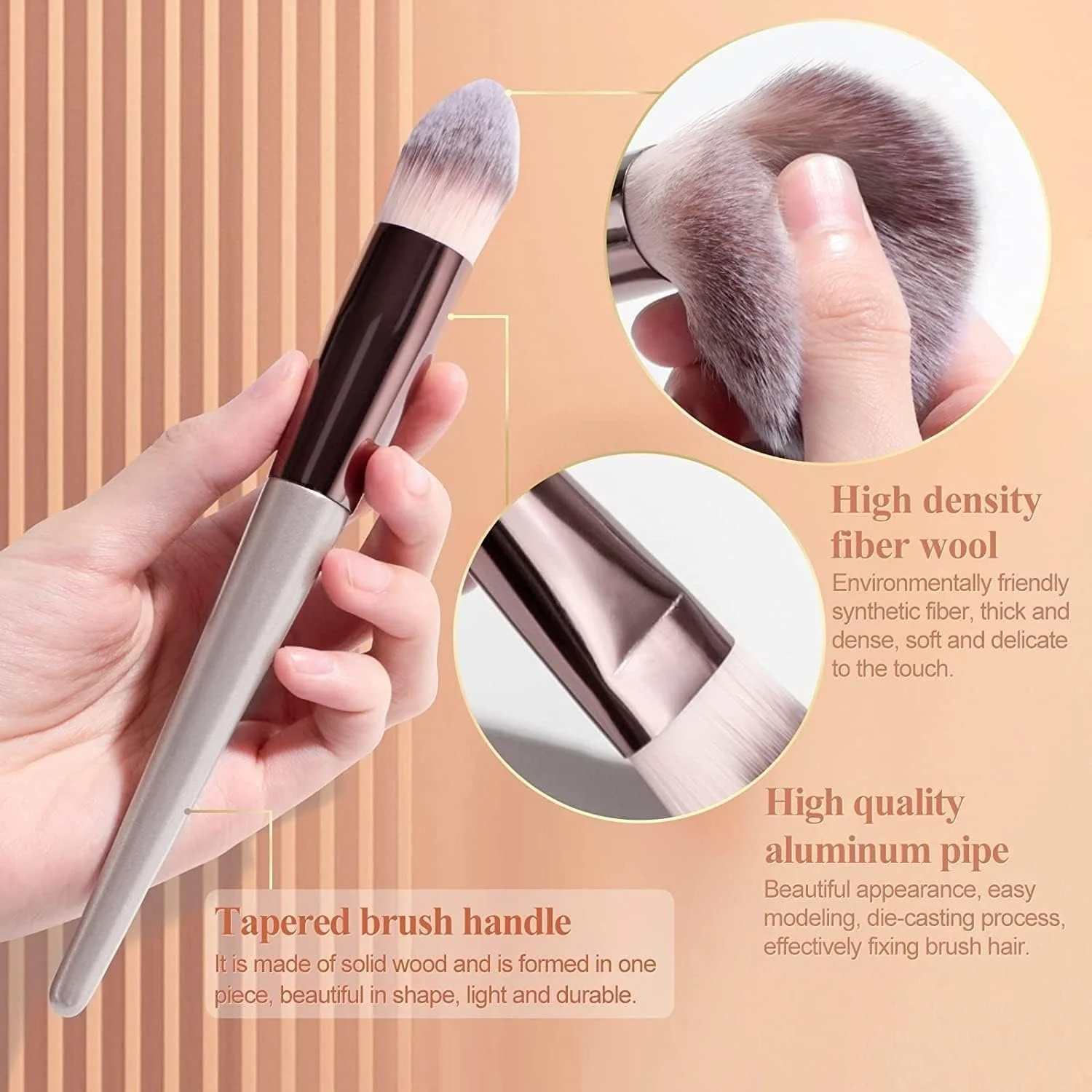 ست برس آرایشی حرفه ای 6 تکه هدی گرل برای چشم و صورت