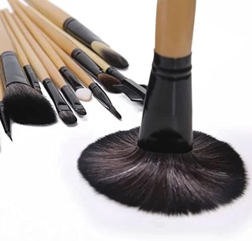 ست برس آرایشی 24 عددی حرفه ای HUDA GIRL BEAUTY برای کرم پودر، پودر صورت، رژگونه، برس های ترکیبی، موهای مصنوعی بدون تست حیوانی با کیف چرمی (ممکن است دسته متفاوت باشد) ست برس آرایشی 24 عددی حرفه ای HUDA GIRL BEAUTY برای کرم پودر، پودر صورت، رژگونه، برس های ترکیبی، موهای مصنوعی بدون تست حیوانی با کیف چرمی (ممکن است دسته متفاوت باشد)